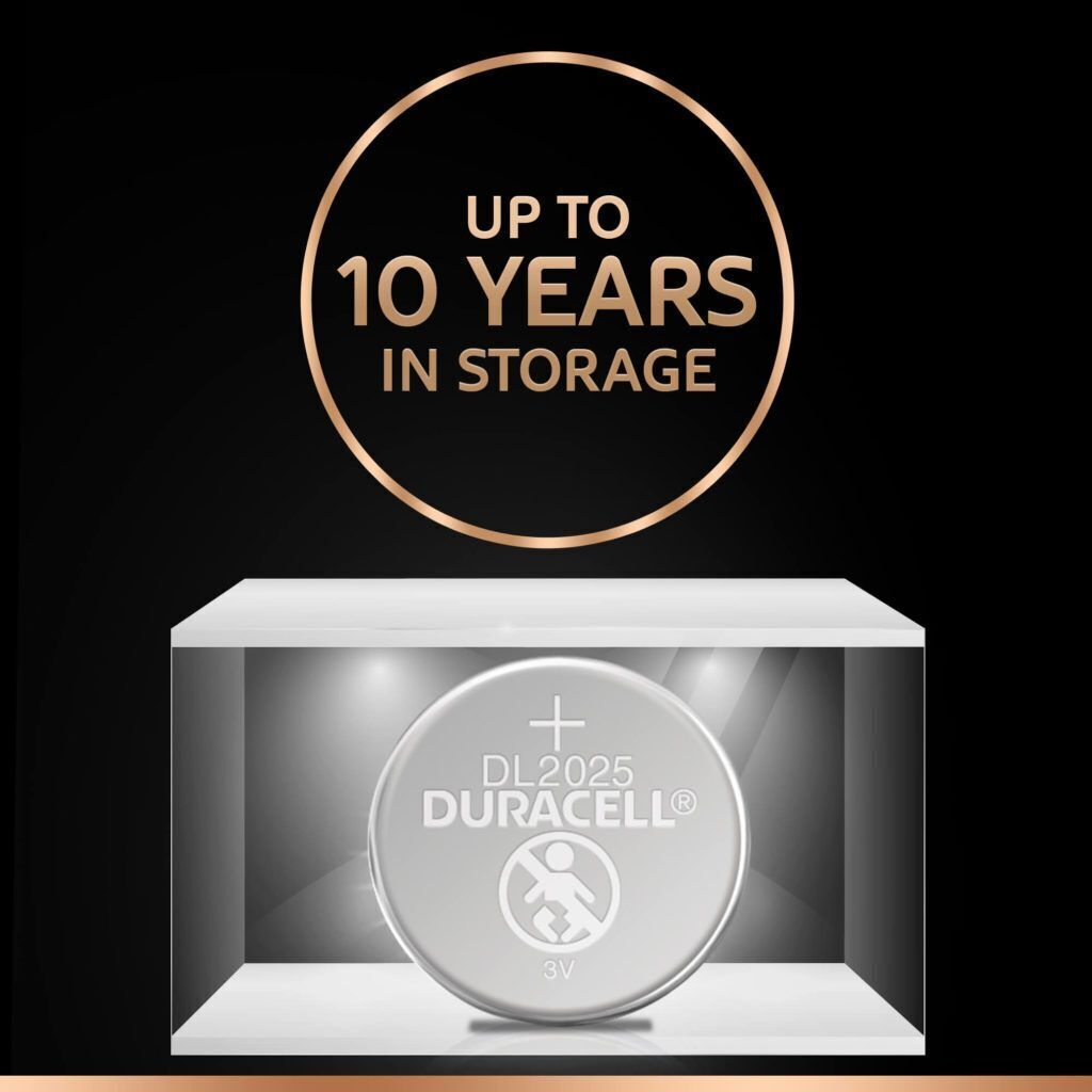 2x Duracell CR2025 Batteries Lithium 3V Battery Security 2025-4