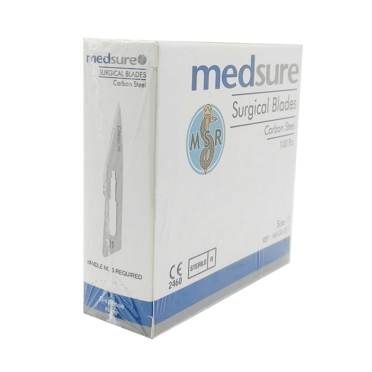 100 Surgical Scalpel Blades Size 11 Sterile Carbon Steel Disposable Sealed-1