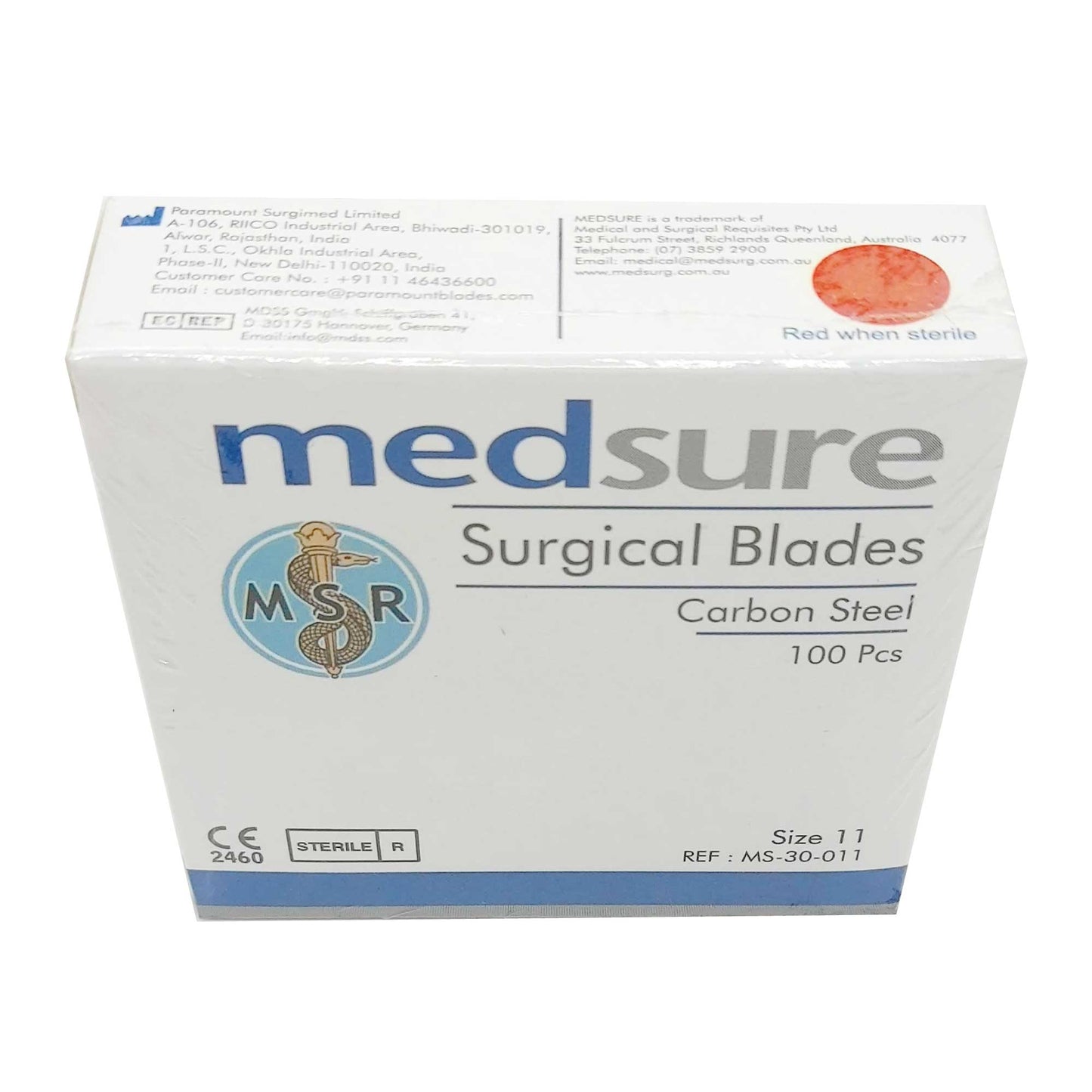 100 Surgical Scalpel Blades Size 11 Sterile Carbon Steel Disposable Sealed-4