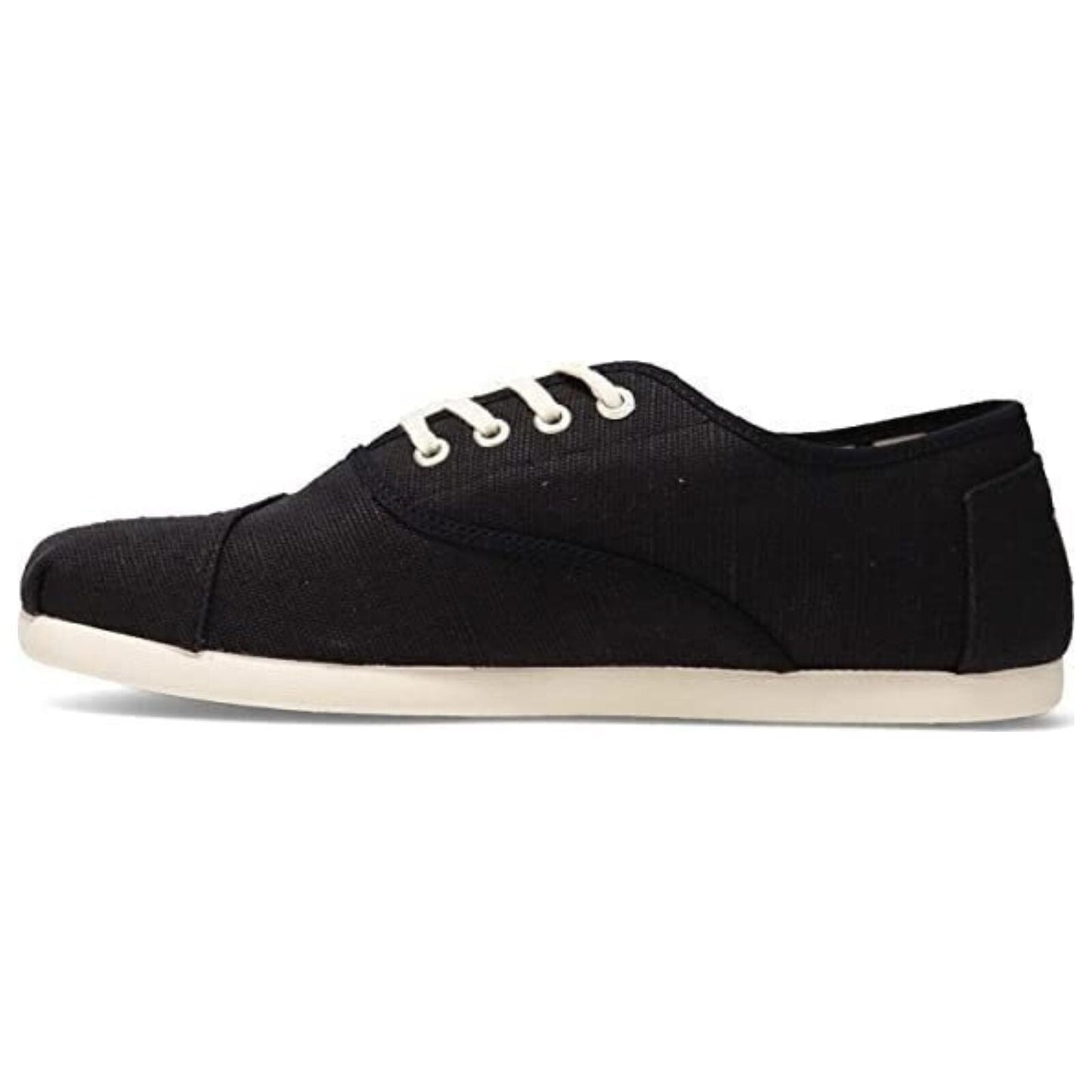 TOMS Heritage Mens Canvas Casual Shoes Sneakers Lace Up Low Cut - Black-4