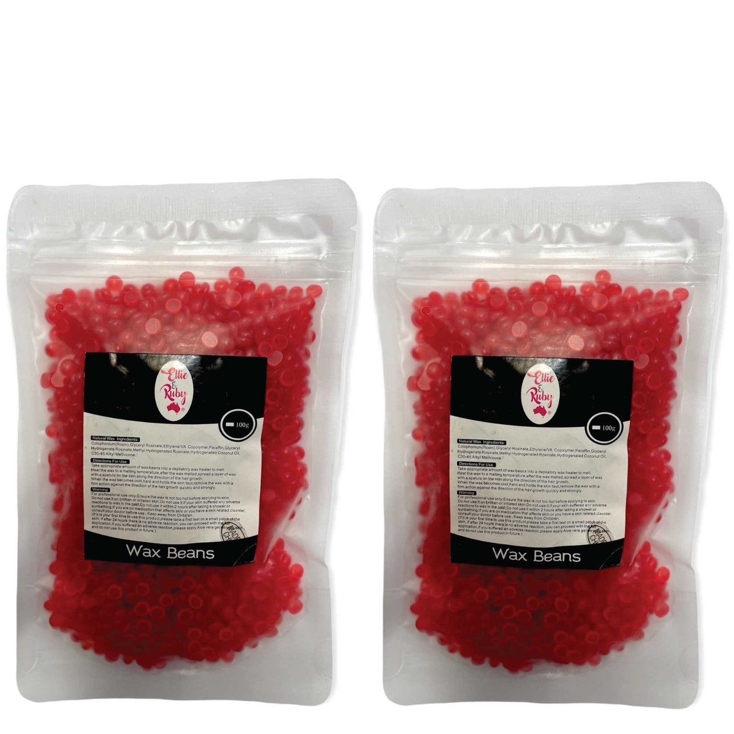 100g Packs Hard Wax Beans - Brazilian Waxing Beads Peel Off Depilatory Bikini-12