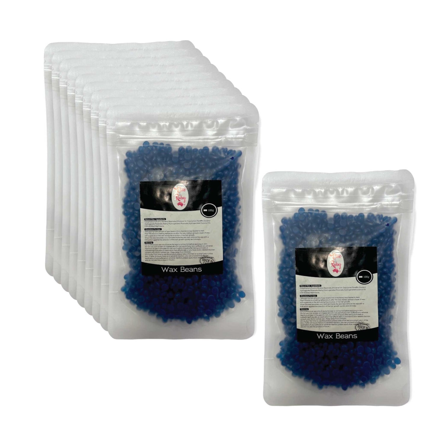 100g Packs Hard Wax Beans - Brazilian Waxing Beads Peel Off Depilatory Bikini-19