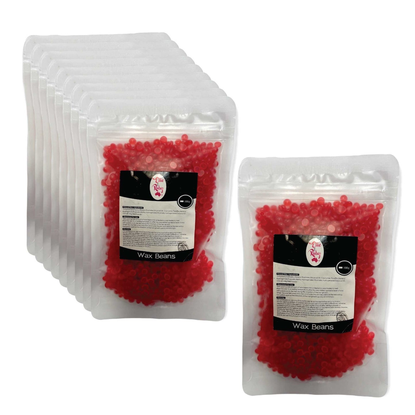 100g Packs Hard Wax Beans - Brazilian Waxing Beads Peel Off Depilatory Bikini-18