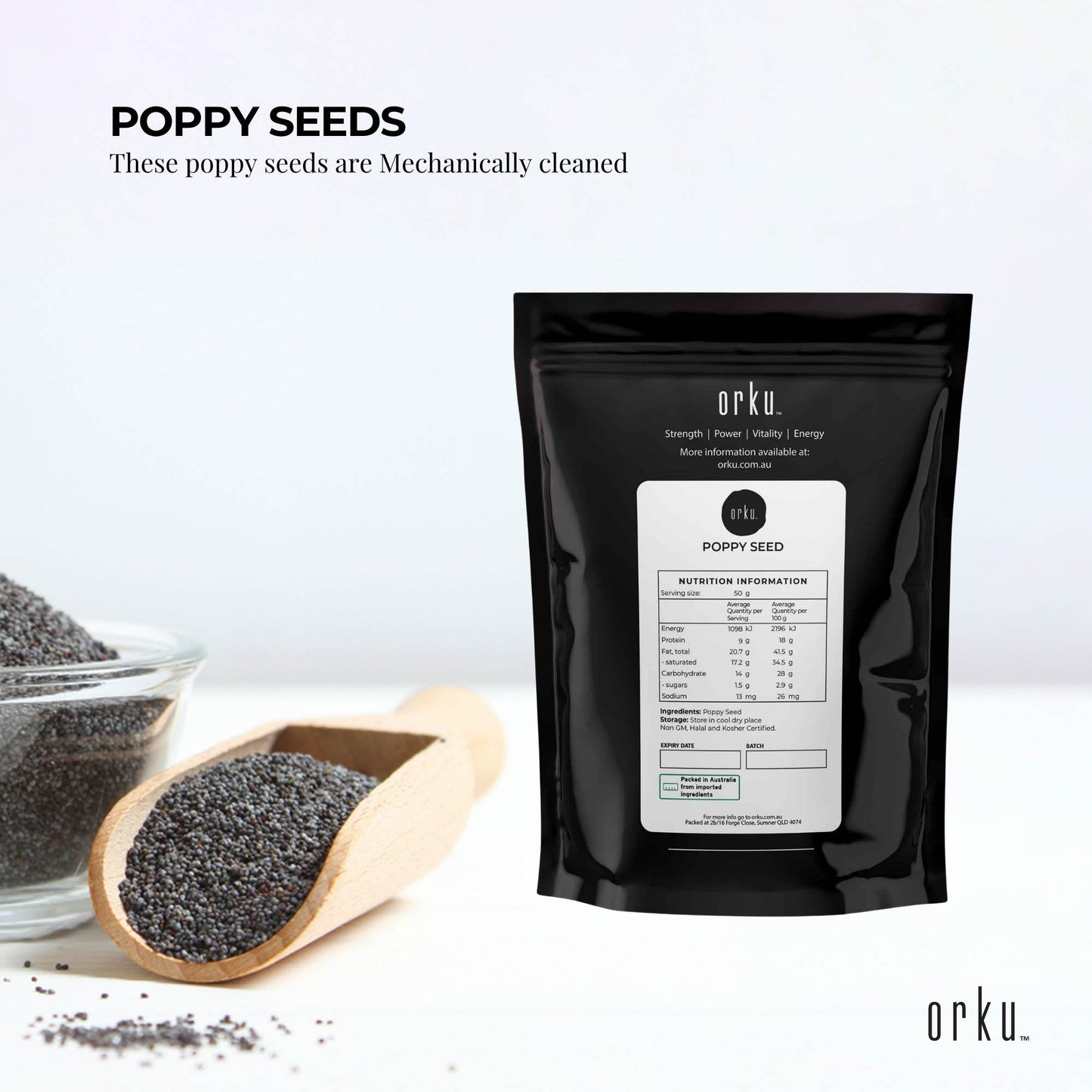 100g Poppy Seeds Unwashed Papaver Somniferum For Baking and Decorating-1