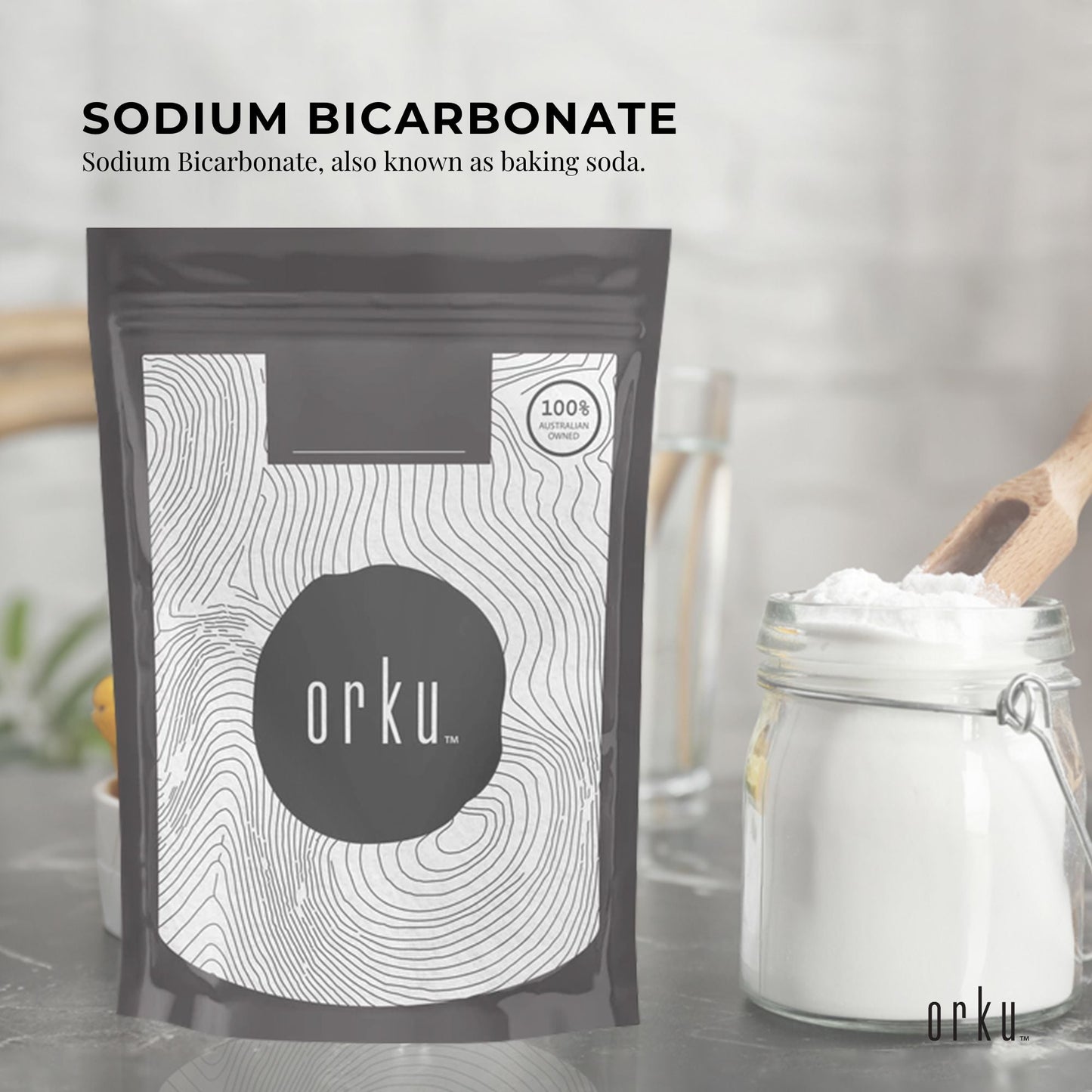 100g Sodium Bicarbonate - Food Grade Bicarb Baking Soda Hydrogen Carbonate-2