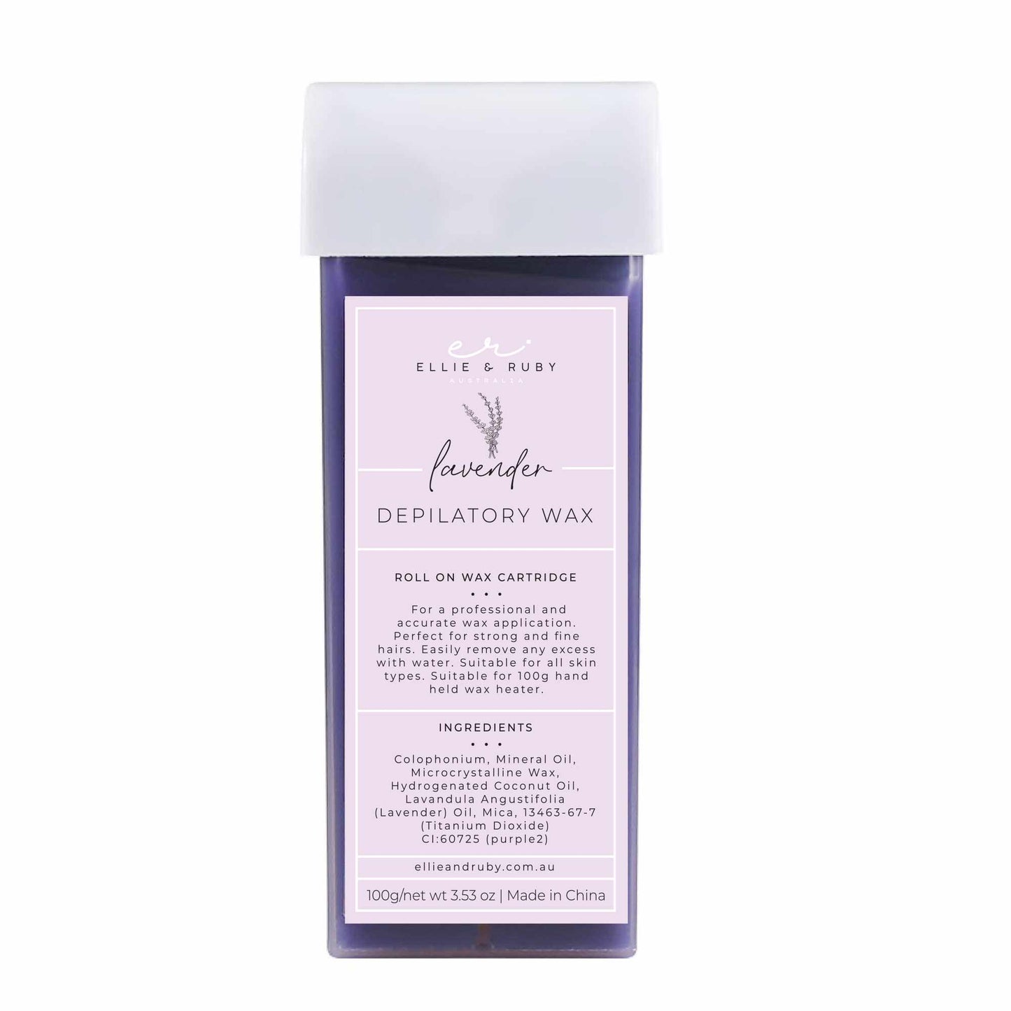 100g Wax Cartridge - Roll On Waxing Replacement for Depilatory Warmer Heater-3