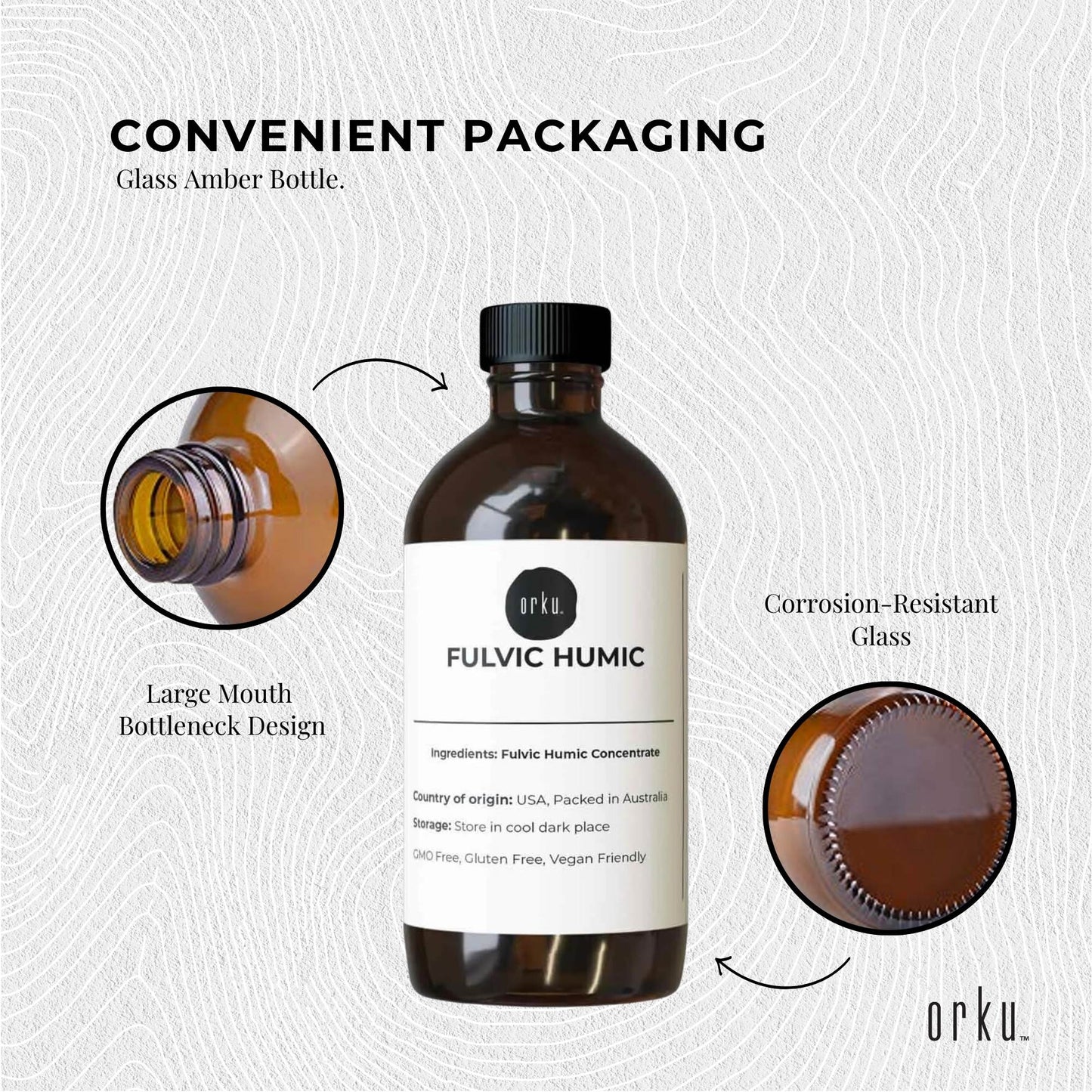 100ml Fulvic Humic Liquid Concentrate FHC-4