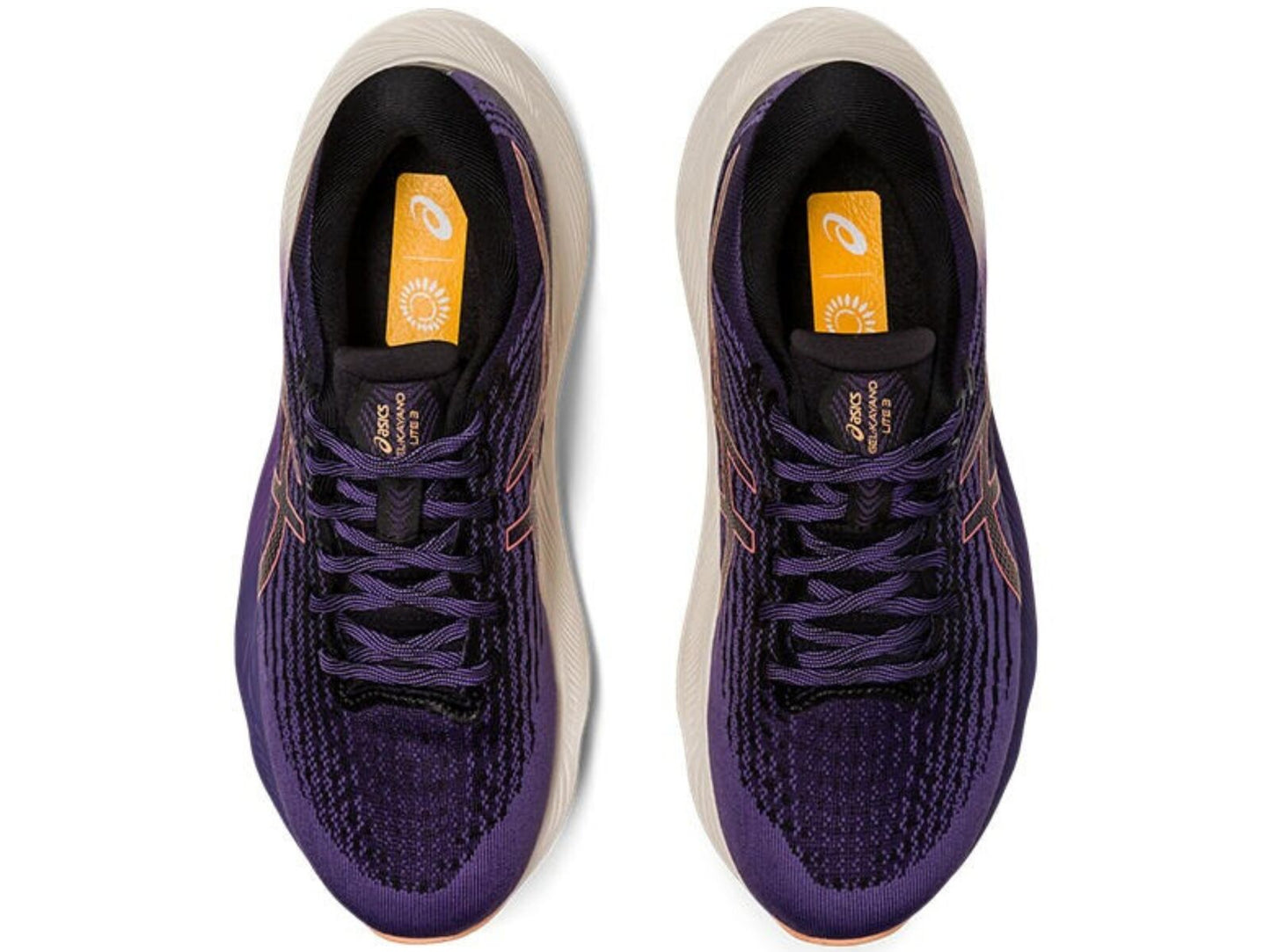 Womens ASICS GEL-Kayano Lite 3 Running Shoes in Dusty Purple/Summer Dune – Size 10.5-2