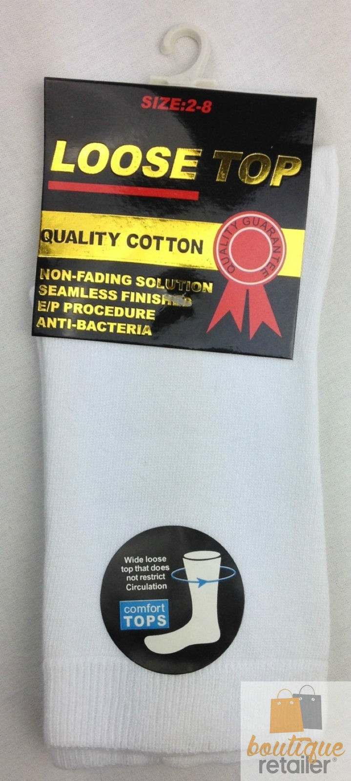 10x Pairs COTTON Rich LOOSE TOP SOCKS Medical Circulation Diabetic Comfort BULK-27