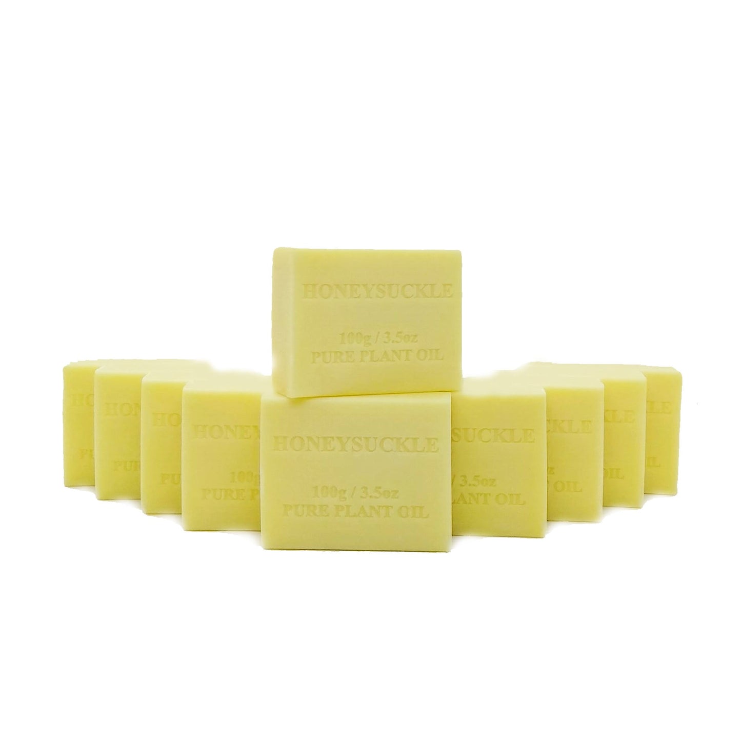 10x 100g Plant Oil Soap Honeysuckle Scent Pure Vegetable Base Bar Australian-0