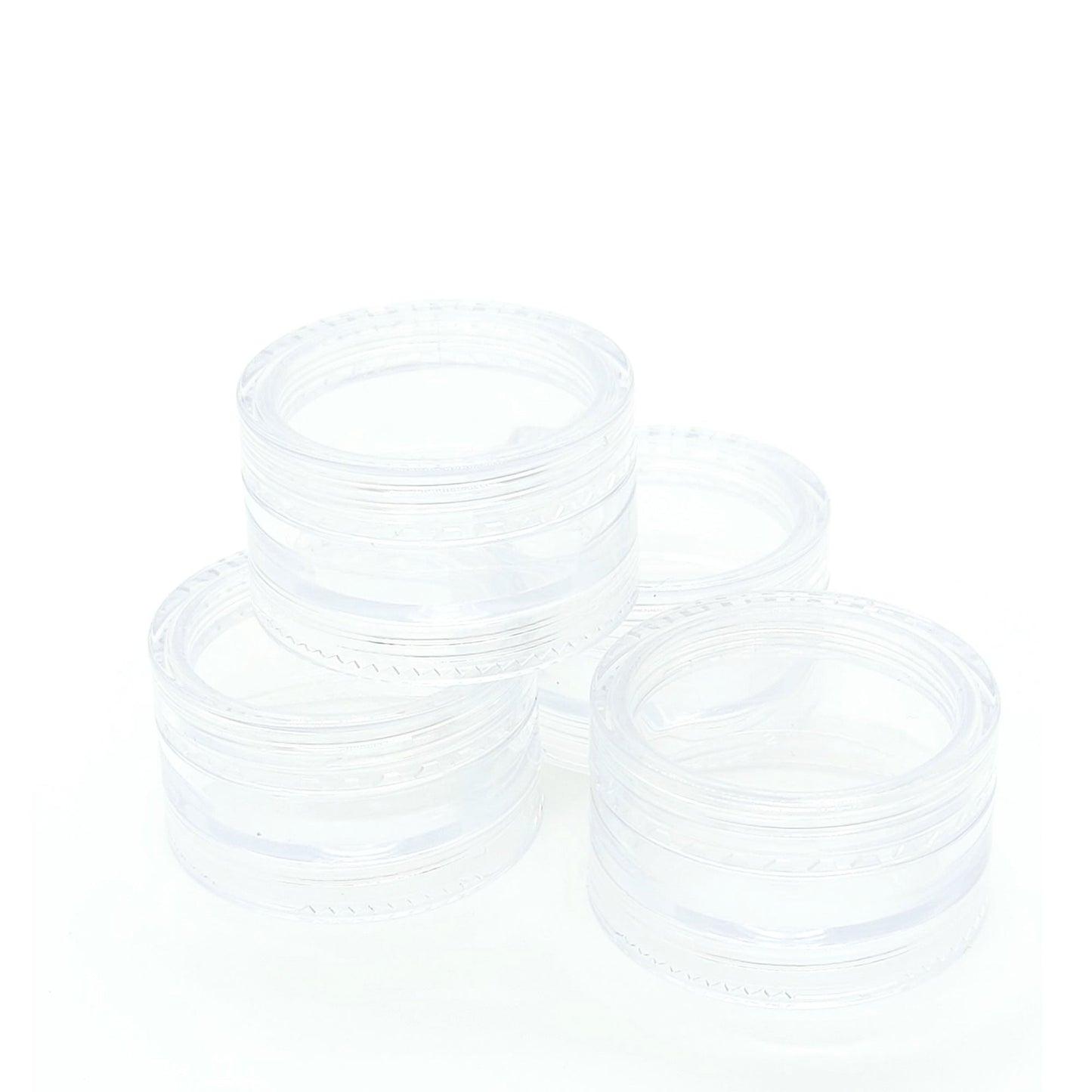 10x 3ml Lip Balm Containers Jars + Lids - Small Cosmetic Cream Sample Pot-4