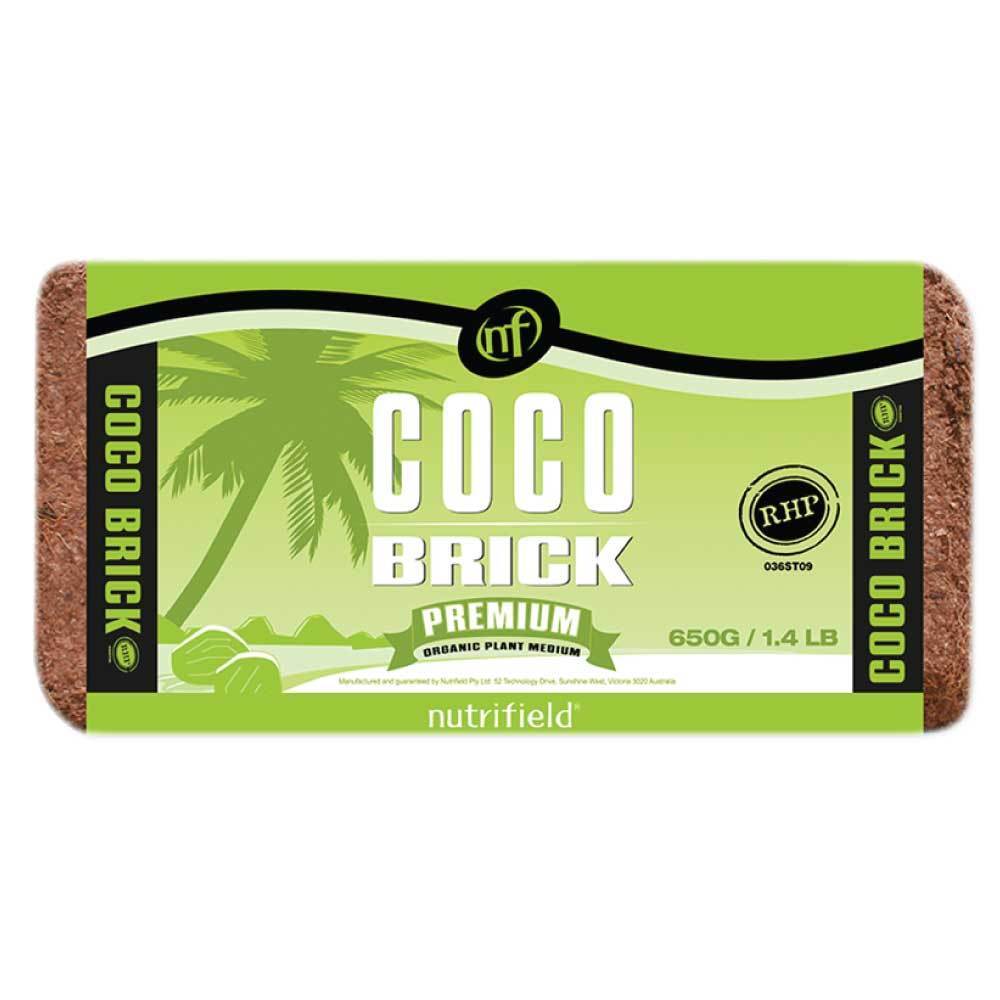 10x 650g Coco Brick Premium Coir Peat Organic Plant Growth Media Husk Nutrifield-1