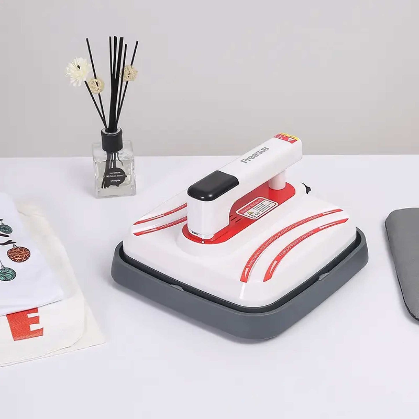 10x12" Portable Heat Press - Handheld T-Shirt Shoe Hat Vinyl Printing Transfer-1