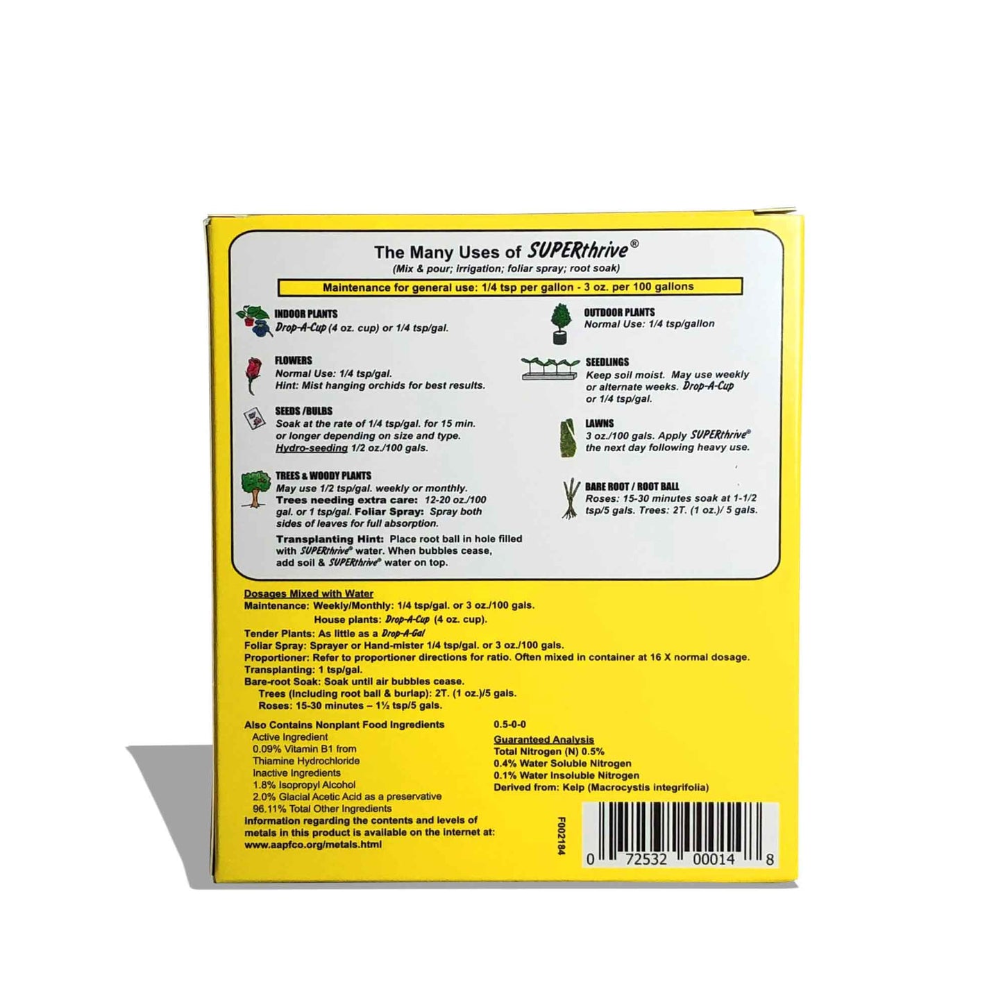 120ml Superthrive Vitamin Solution Plant Hydroponic Growth Enhancer Super Thrive-2