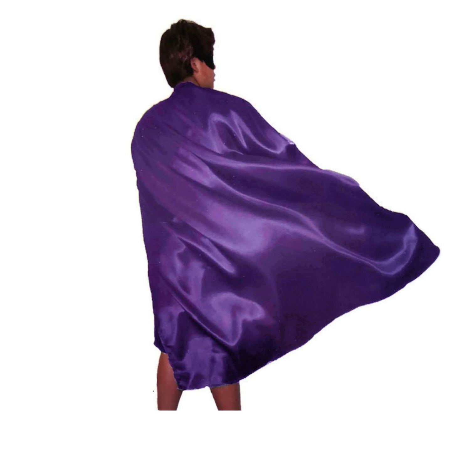 ADULT CAPE Costume Cloak Halloween Fancy Dress Coat Jacket Superhero Book Week-9