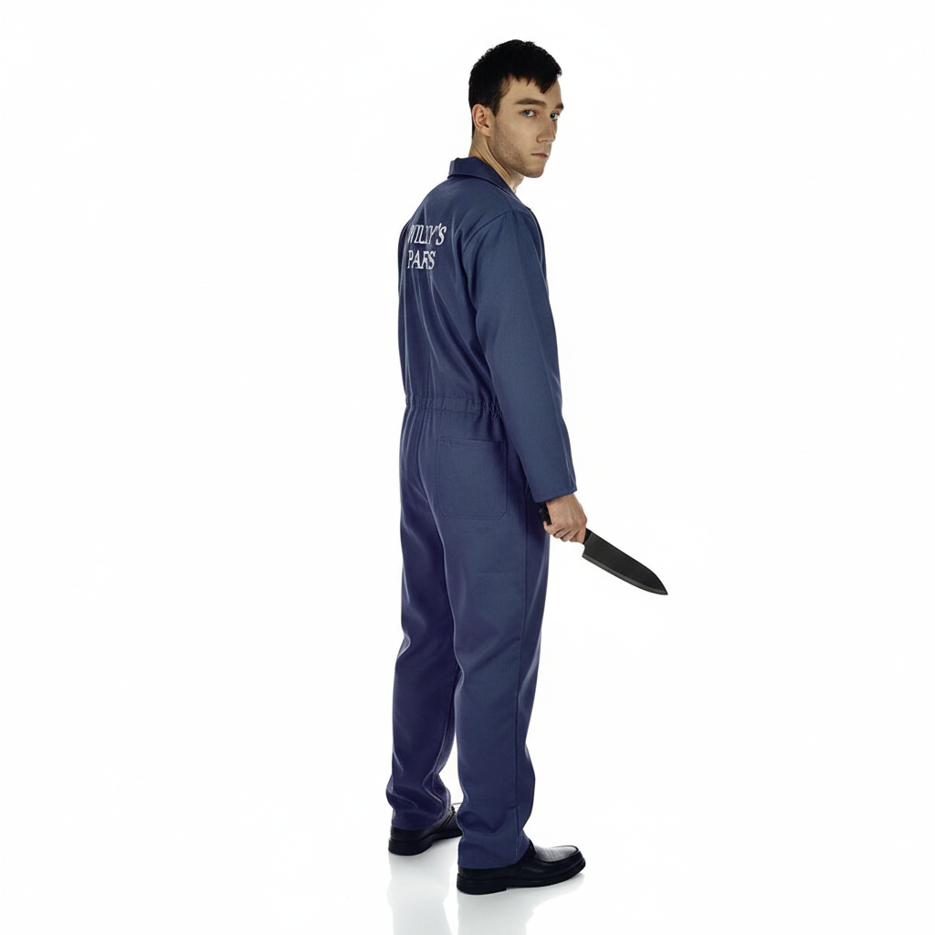 Adult Serial Killer Costume Halloween Party Cosplay Dress Up