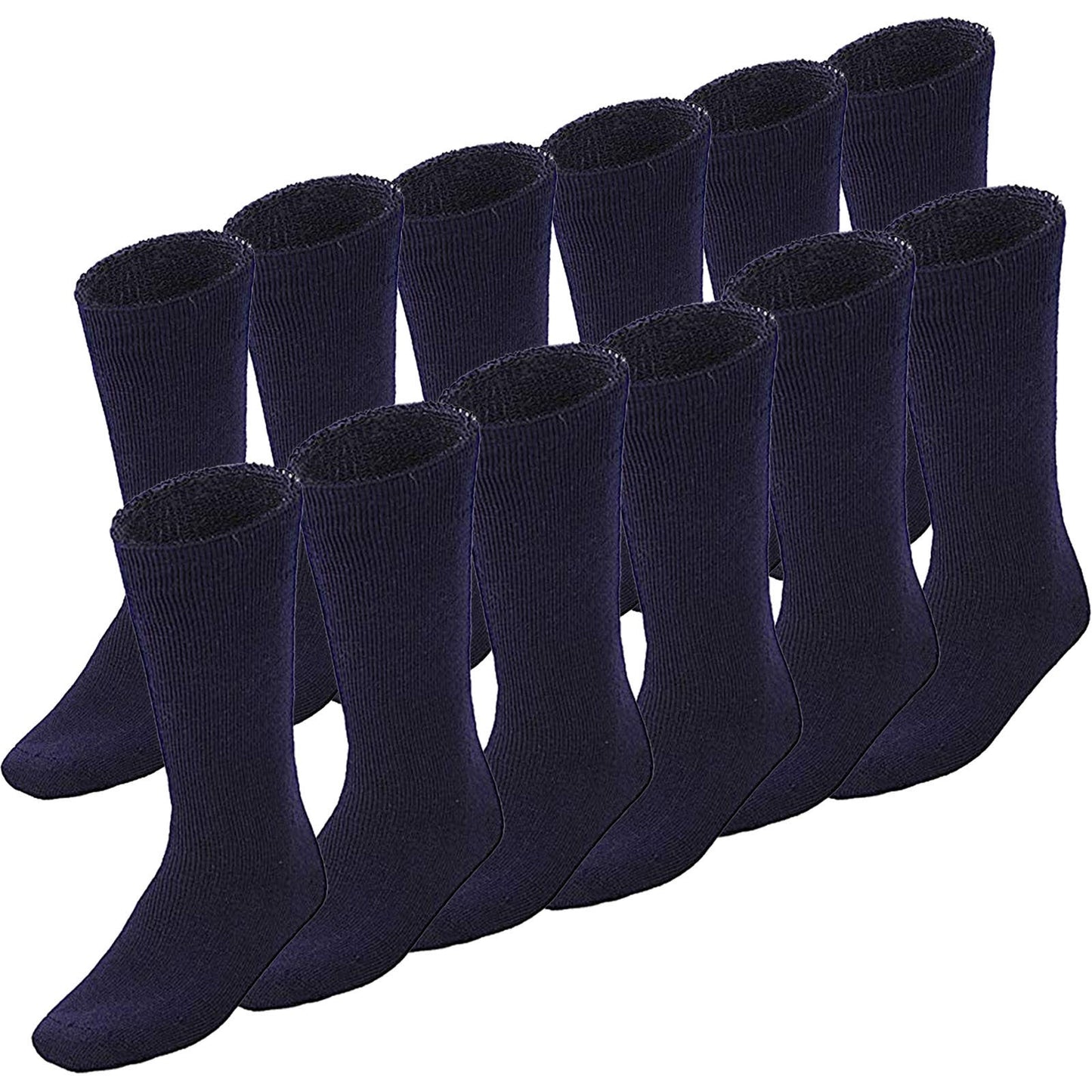 12 Pairs BAMBOO SOCKS Mens Heavy Duty Premium Thick Work Socks Cushion BULK-7