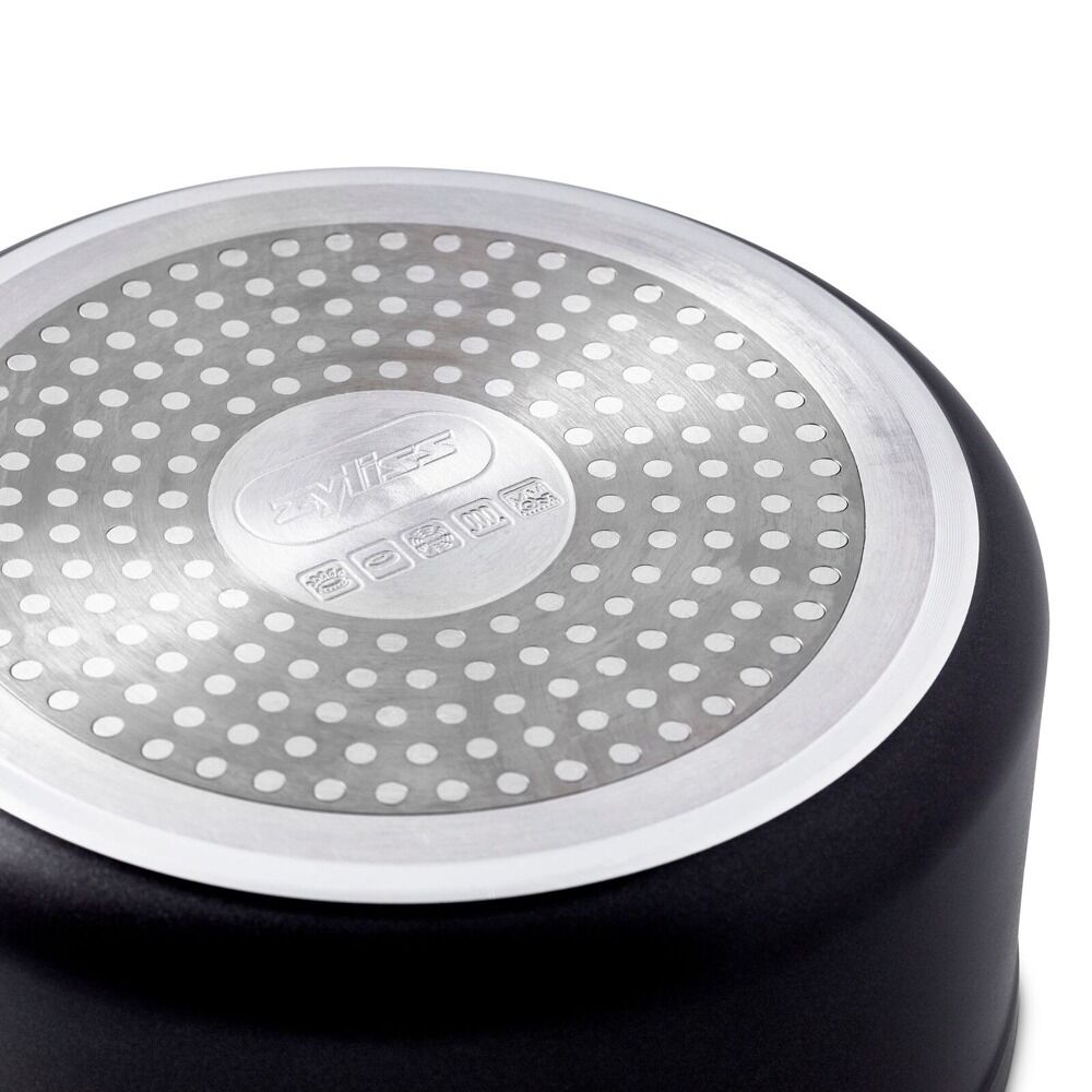 Zyliss Ultimate Forged 20cm/3L Non-Stick Saucepan w/ Lid Cover - Black-2