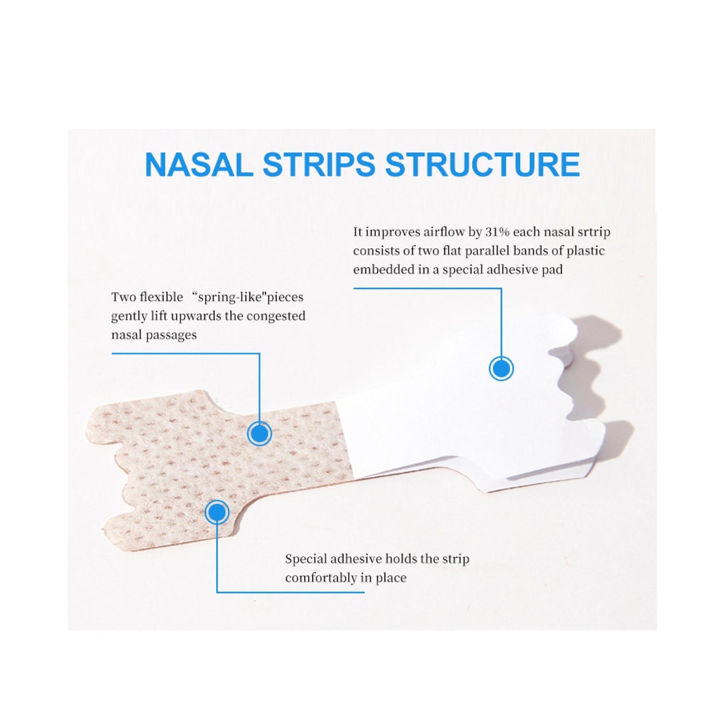 150x Anti Snore Aid Snoring Nasal Strips - Nose Sleeping and Breathing Device-2