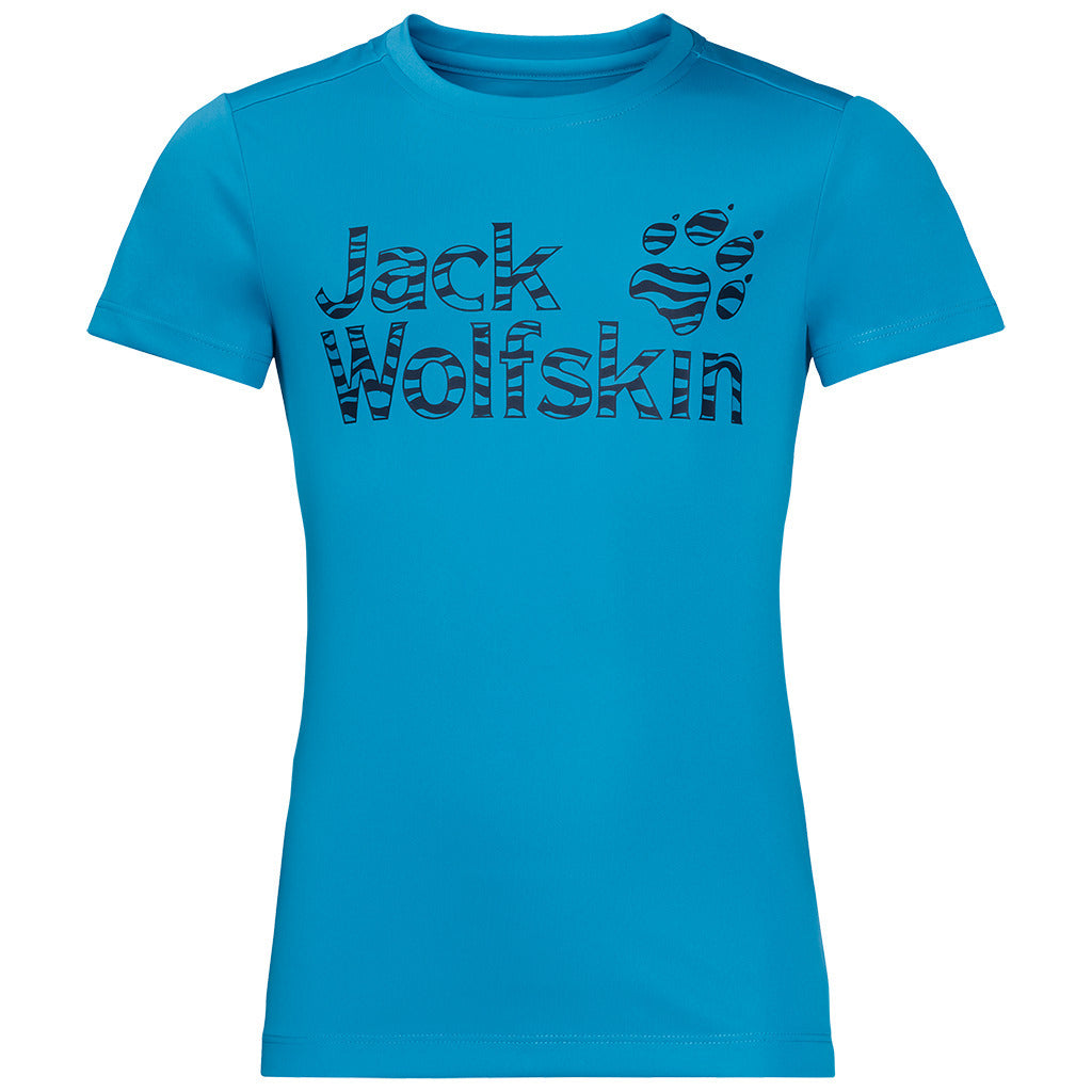 Jack Wolfskin Kids Jungle T Shirt Tee Top Sun UV Shield Shirt Childrens UPF 50+ - Turquoise