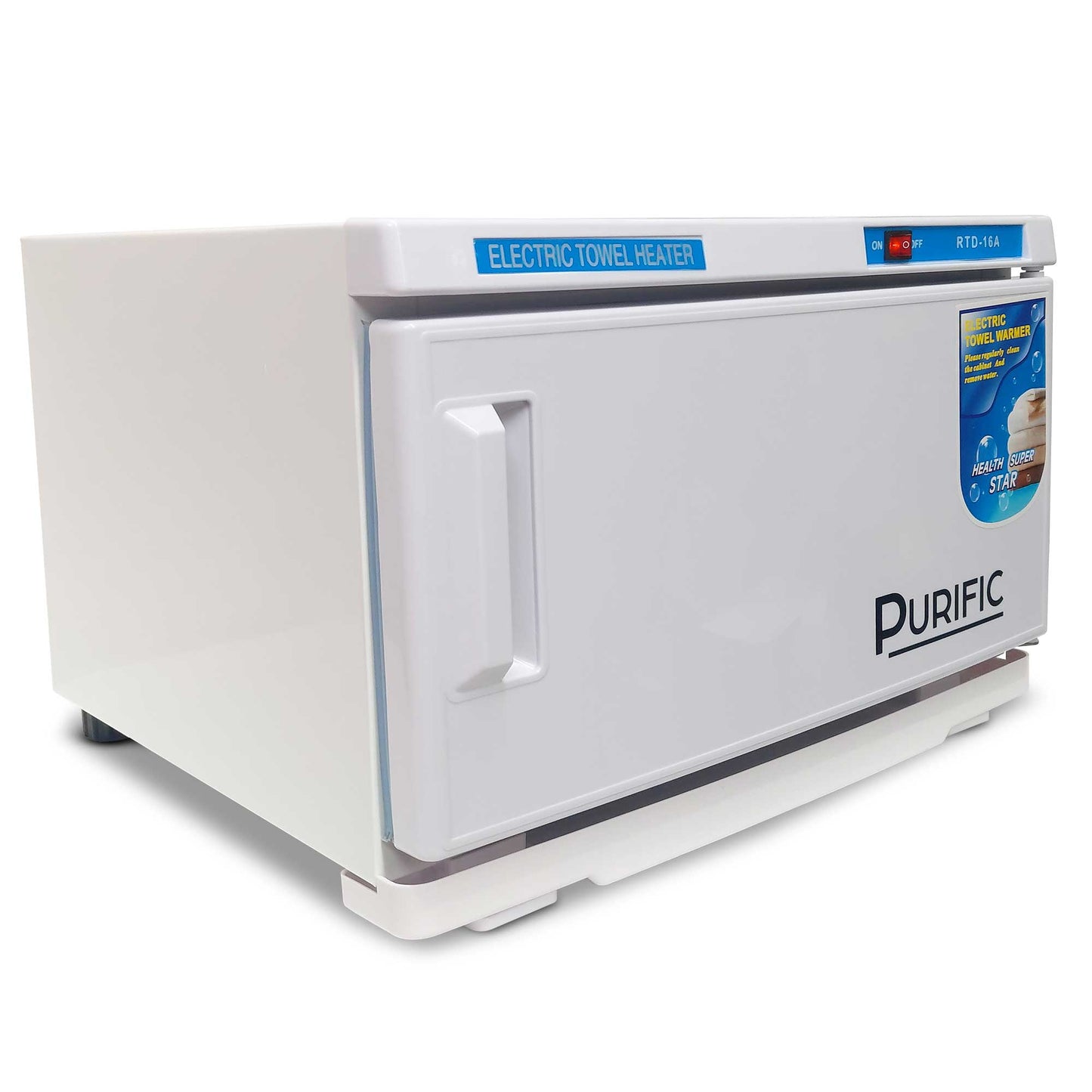 16L White UV Electric Towel Warmer Steriliser Cabinet Beauty Spa Heat Sanitiser-1