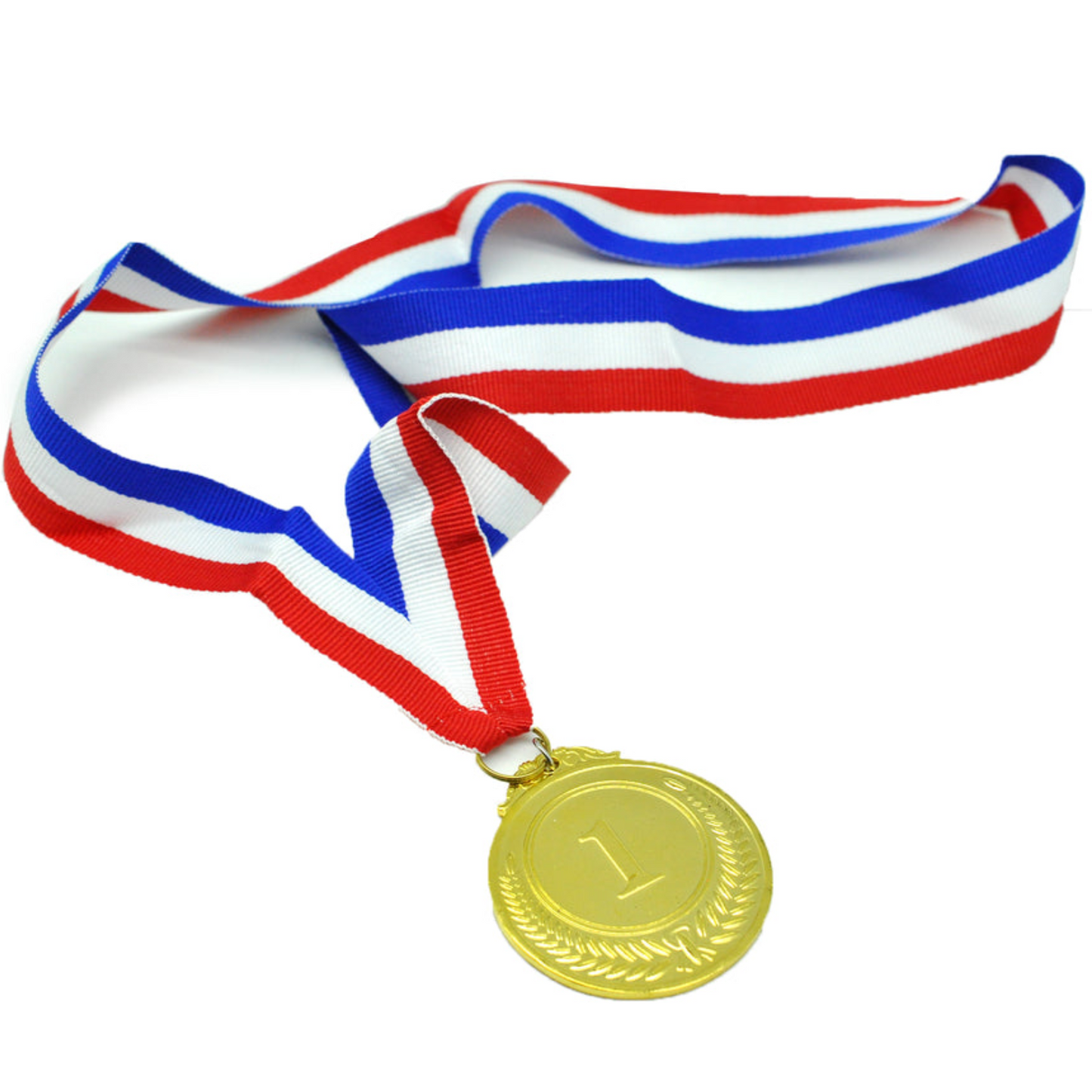 12x 1st METAL GOLD WINNER MEDALS Sports Day School 46cm Ribbon Olympics-3