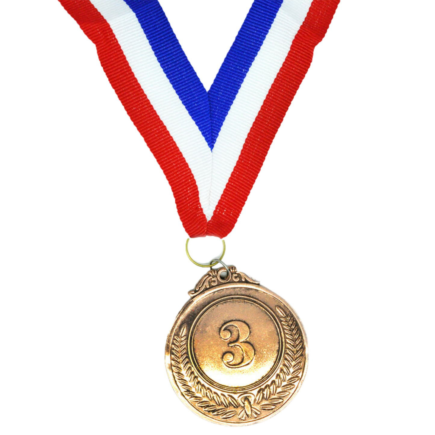 12x 3rd METAL BRONZE WINNER MEDALS Sports Day School 46cm Ribbon-4