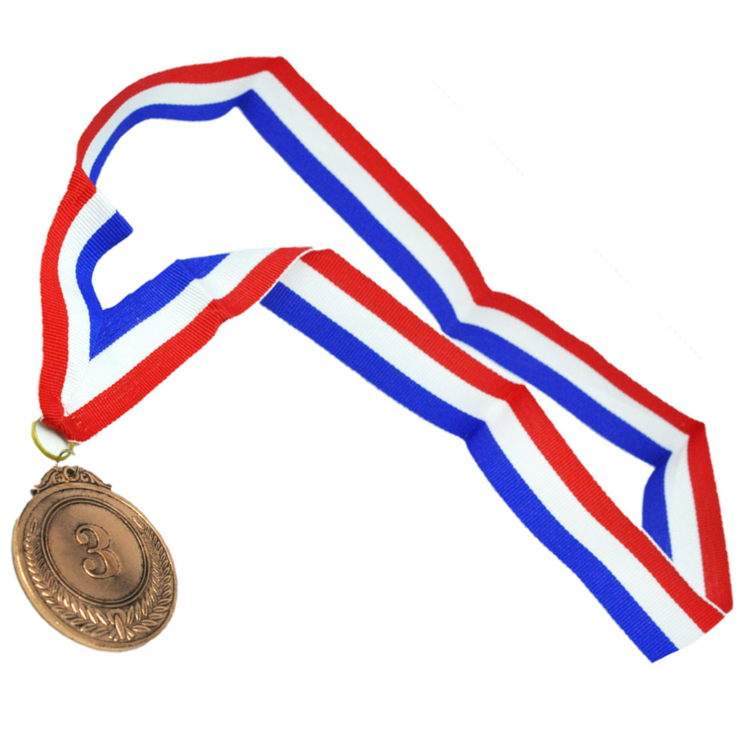 12x 3rd METAL BRONZE WINNER MEDALS Sports Day School 46cm Ribbon-3