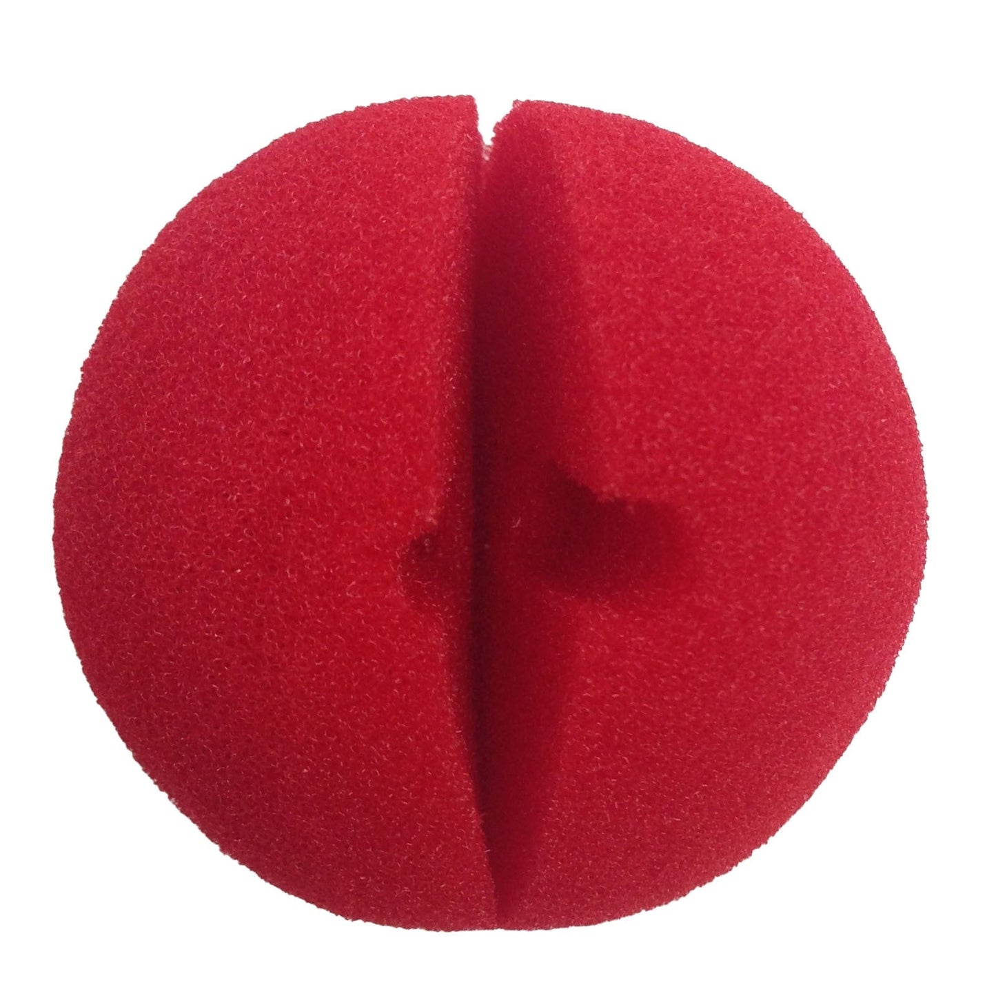 Soft CLOWN NOSE Costume Circus Halloween Spongy Fancy Fun Silly in Red