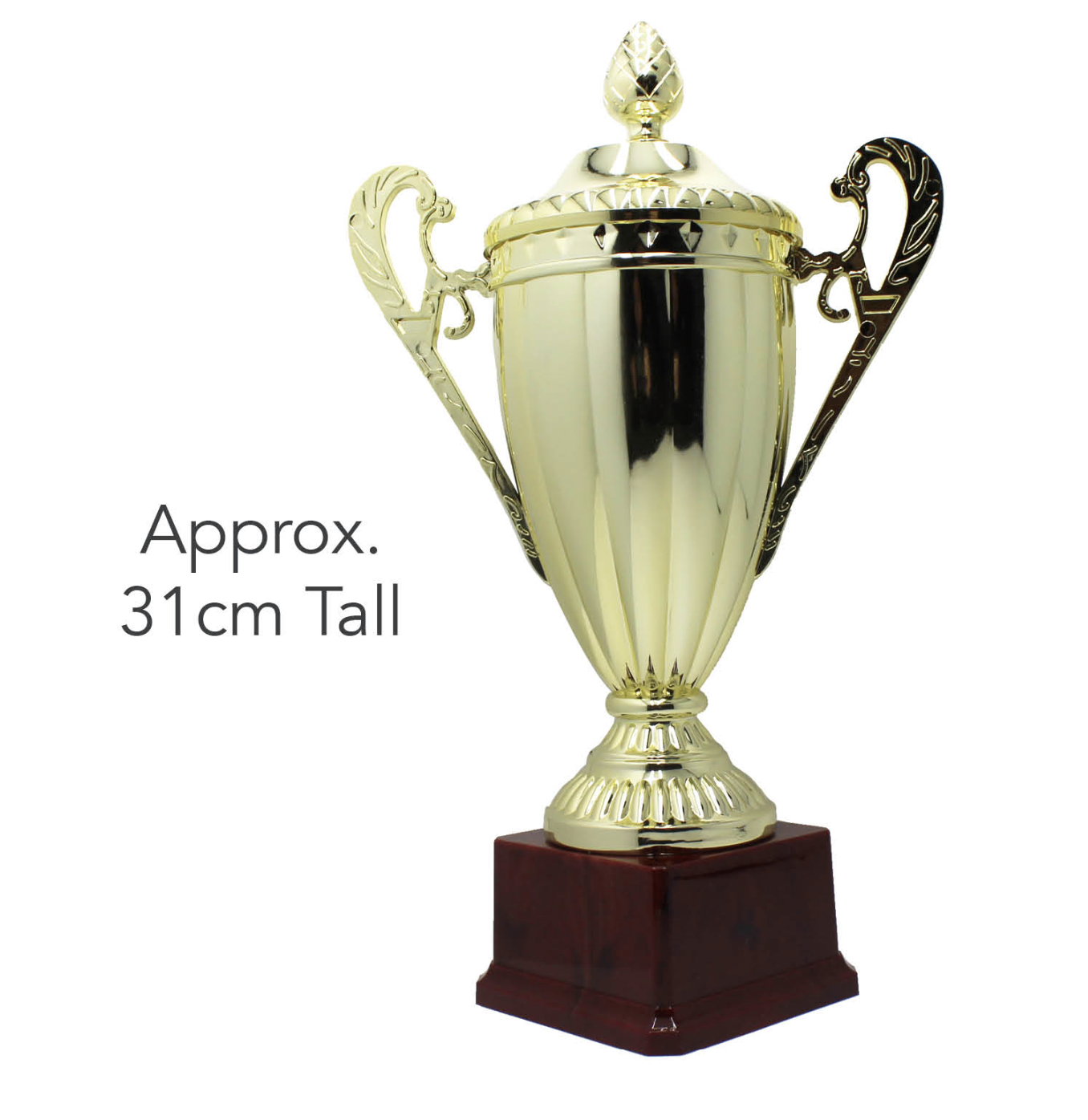 Large Classic Gold Trophy Cup Novelty Winners Prize Solid Achievement Award-1