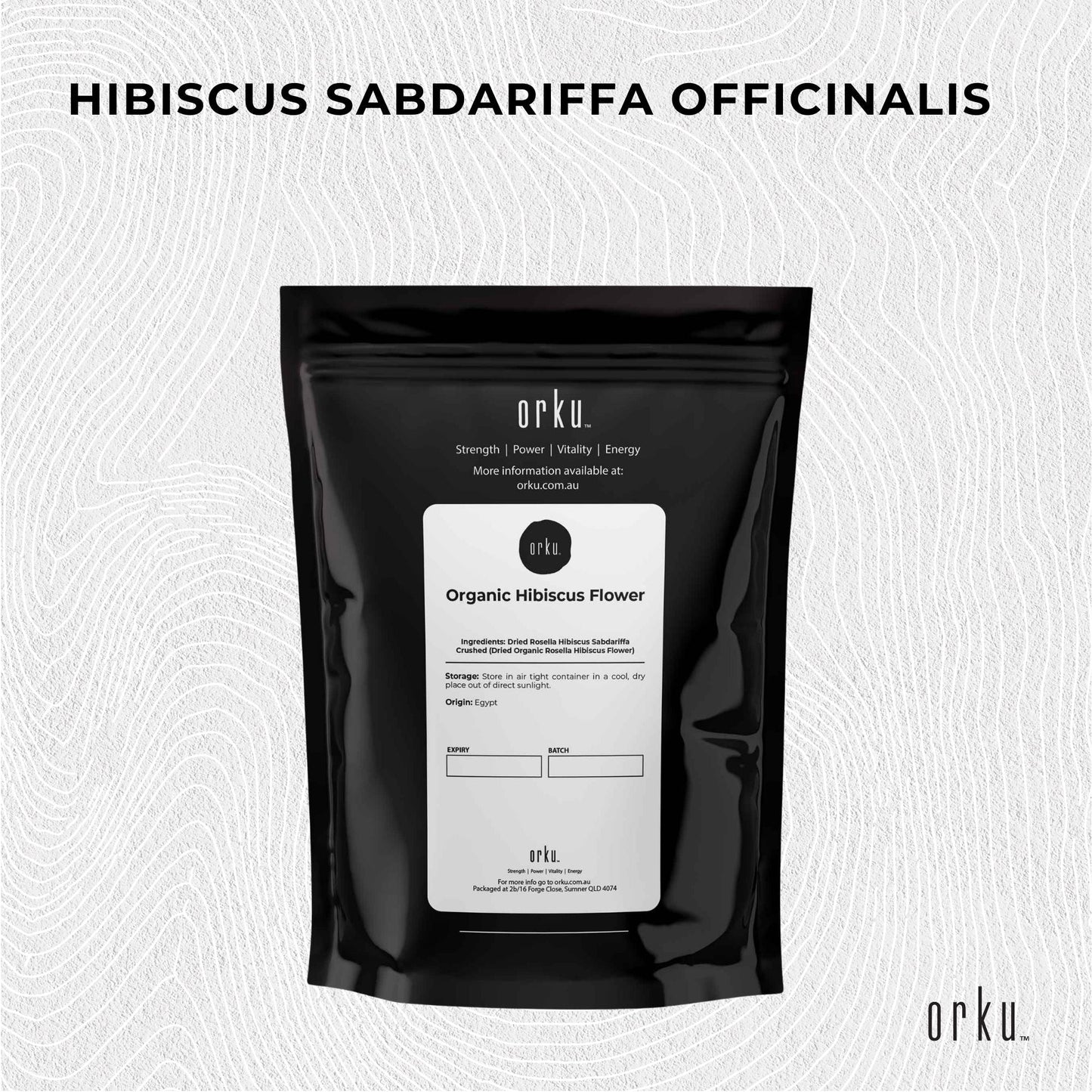1Kg Organic Hibiscus Rosella Flower Crushed - Dried Herbal Tea Supplement-3