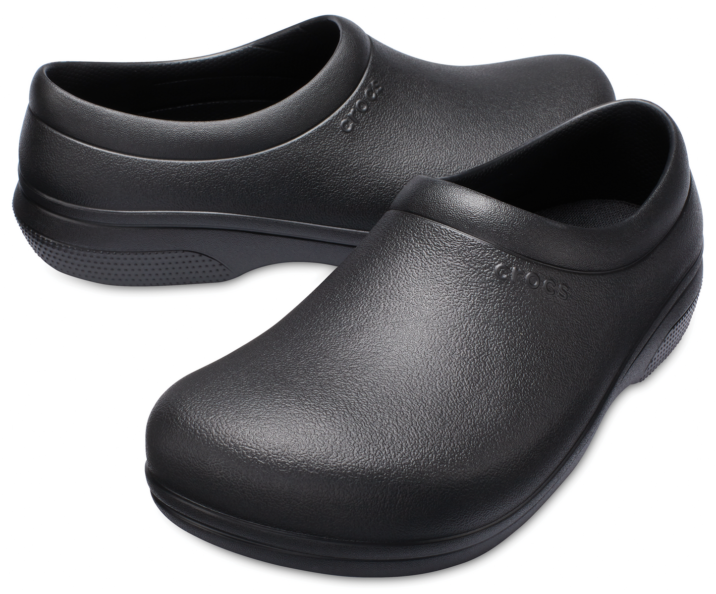 Crocs Mens On-The-Clock Work Slip-On Waterproof Slip-Resistant - Black-9