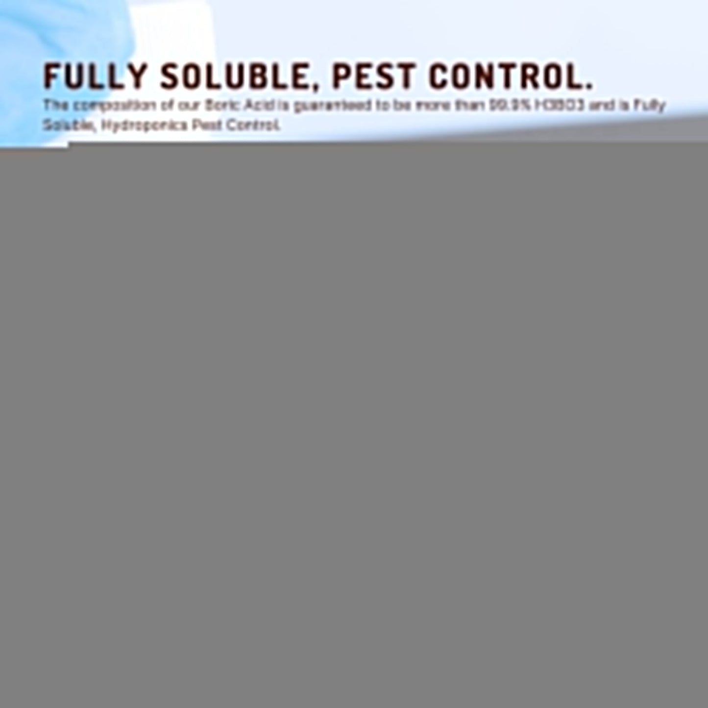 10kg Boric Acid Powder High Purity Fully Soluble Granule Pest Ant Cockroaches-4