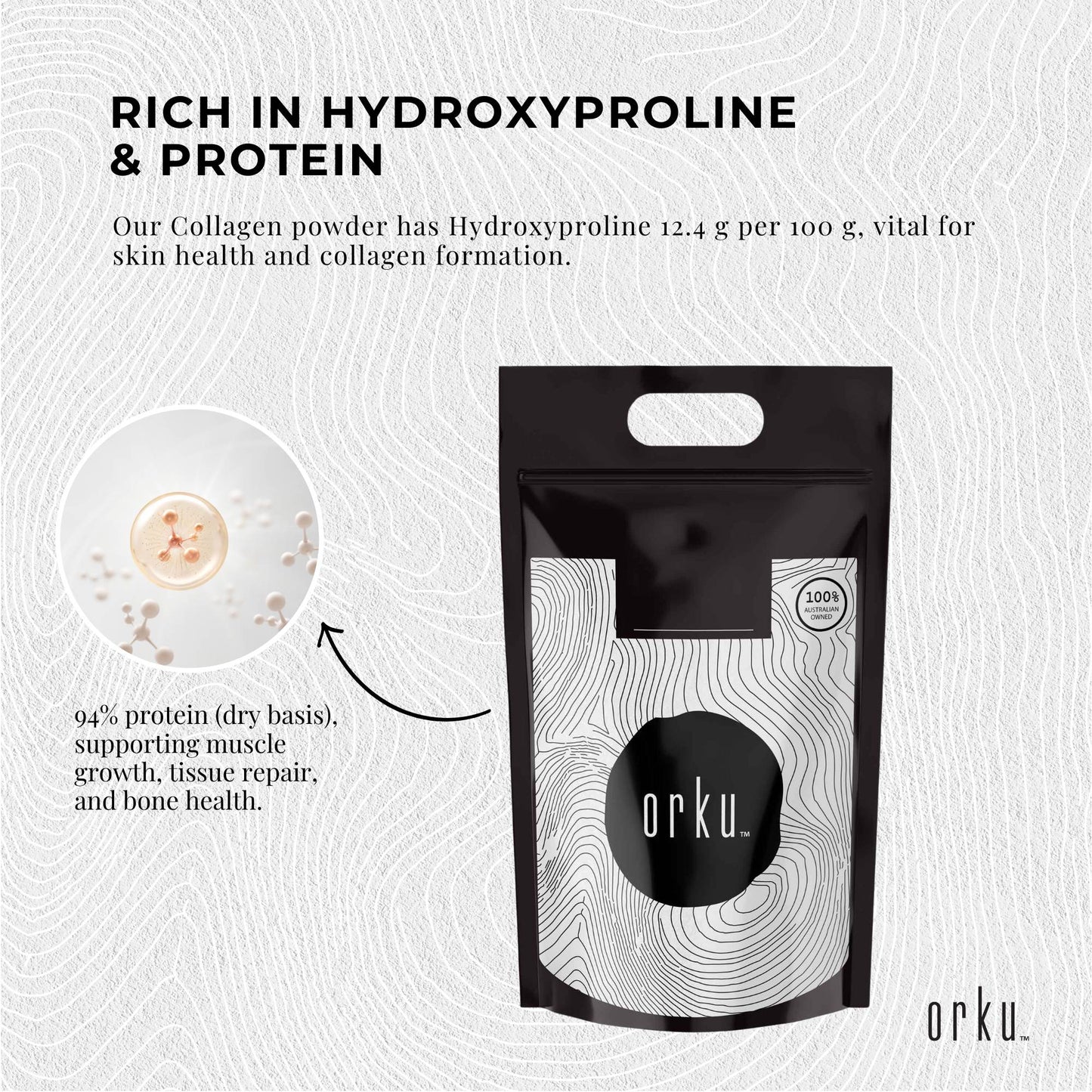 20Kg Collagen Powder - Bovine Hydrolysate Protein Peptide Supplement Unflavoured-4