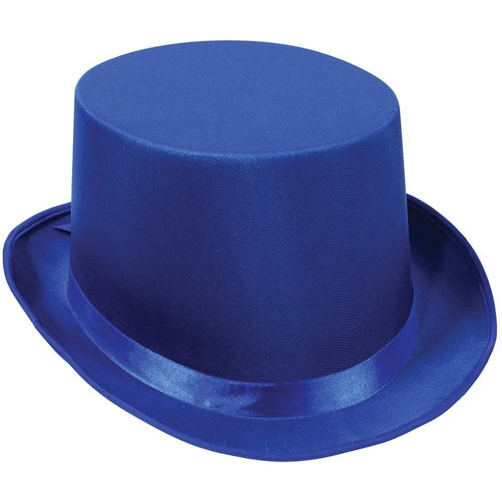 SATIN TOP HAT Costume Party Cap Fancy Dress Trilby Fedora One Size-3