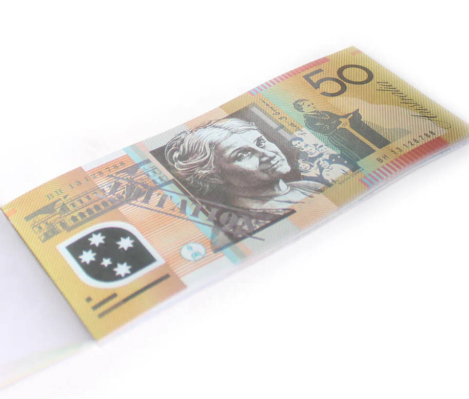 50 Dollar Australian Souvenir Note Pad Fake AUD Money - 1 Pack of 50 Sheets-4