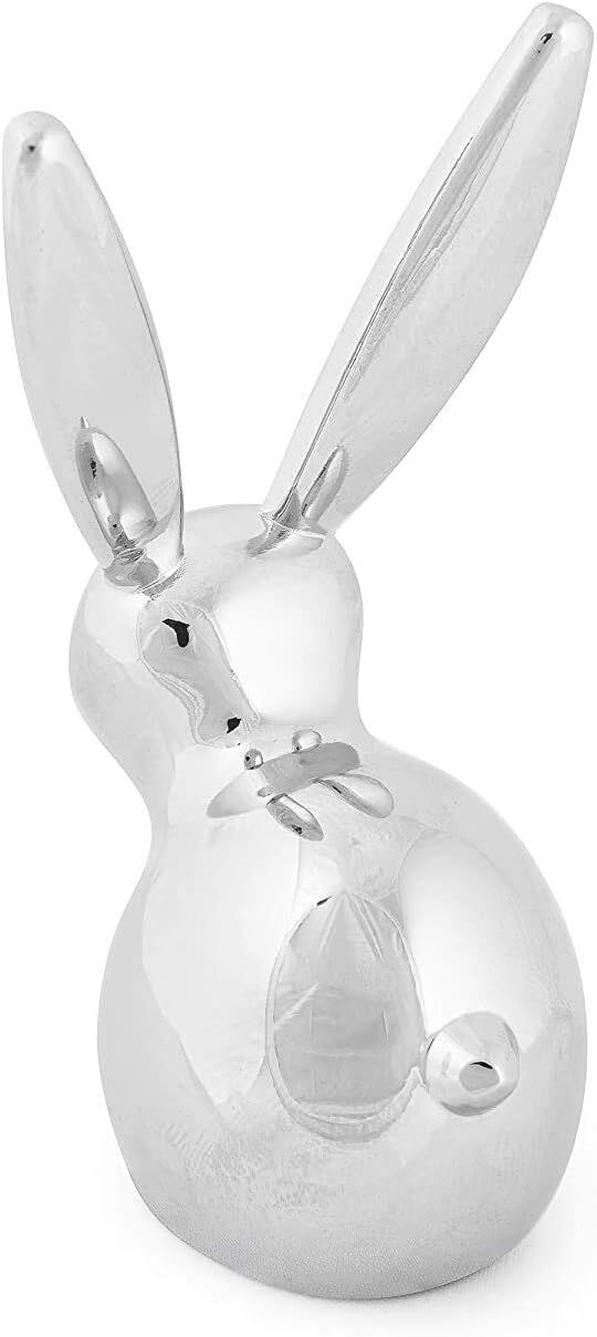 Umbra 3" Chrome Zoola Long Ear Bunny Rabbit Ring Jewelry Holder