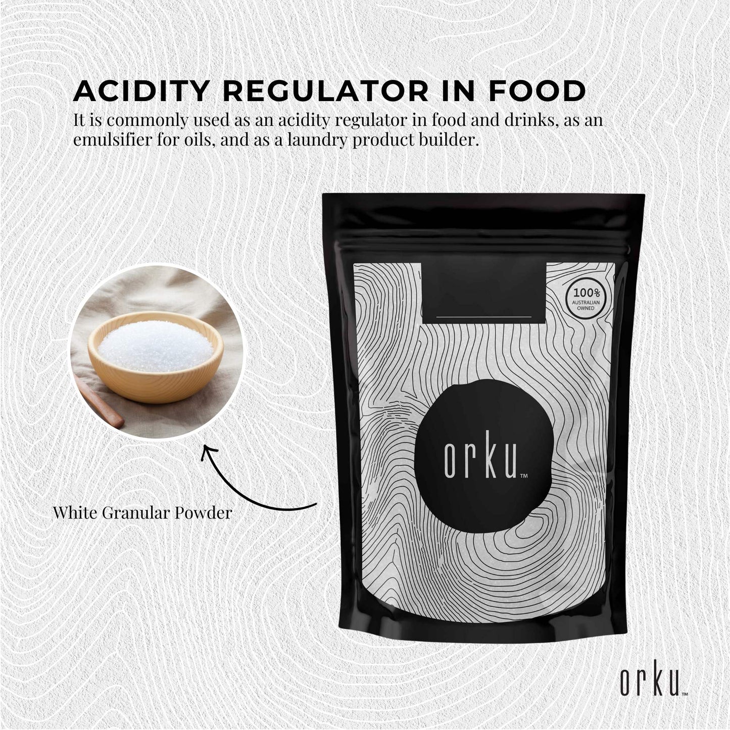 2Kg Sodium Citrate Powder - Trisodium Food Grade Salt Acid Preservative-4