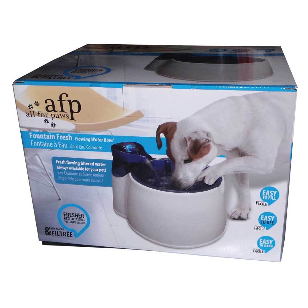 2L Fountain Fresh Pet Water Filter Bowl - Interactive Dog Cat Purifier-2