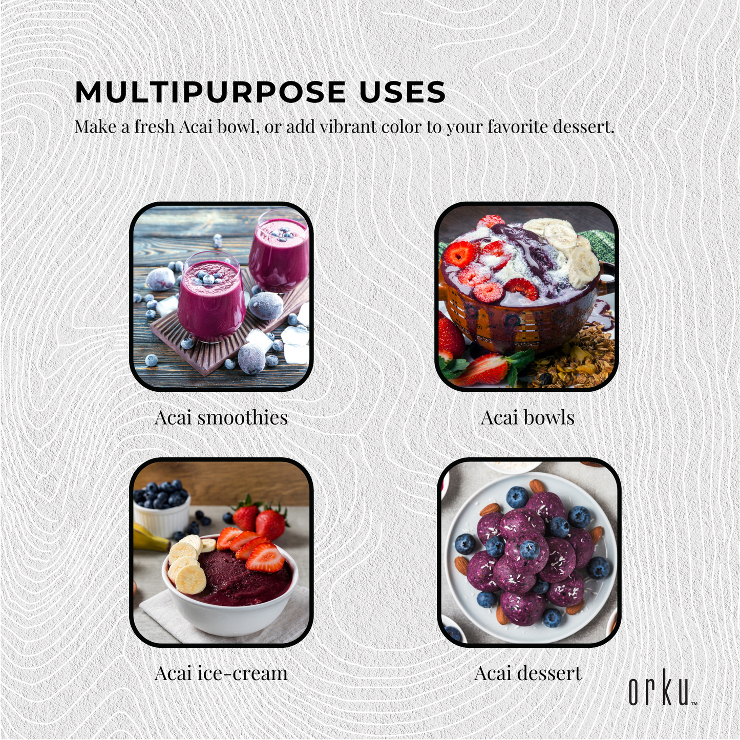 2.5kg Acai Powder Bucket 100% Organic - Superfood Amazon Berries-4