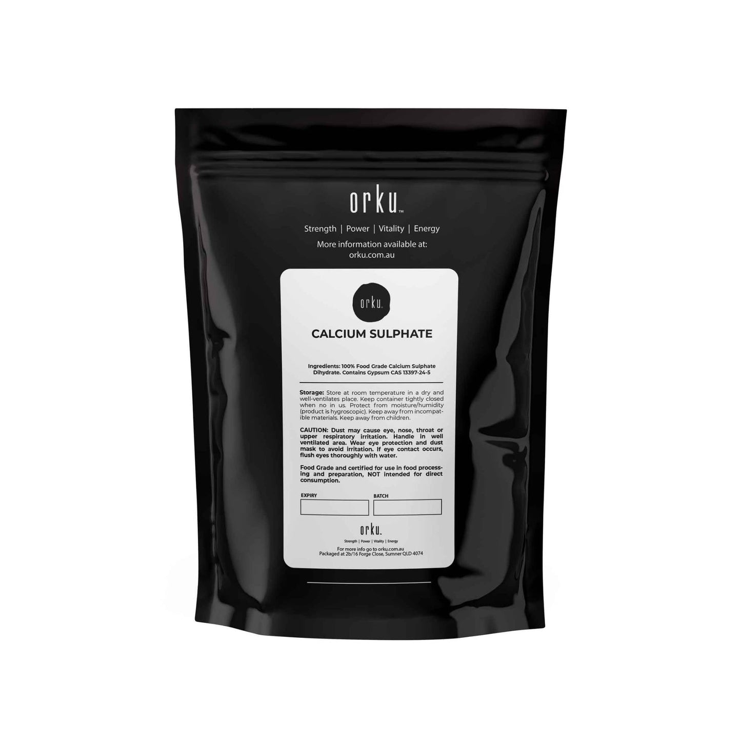 1Kg Calcium Sulphate Gypsum Powder - Food Grade Hydrous Sulfate-1