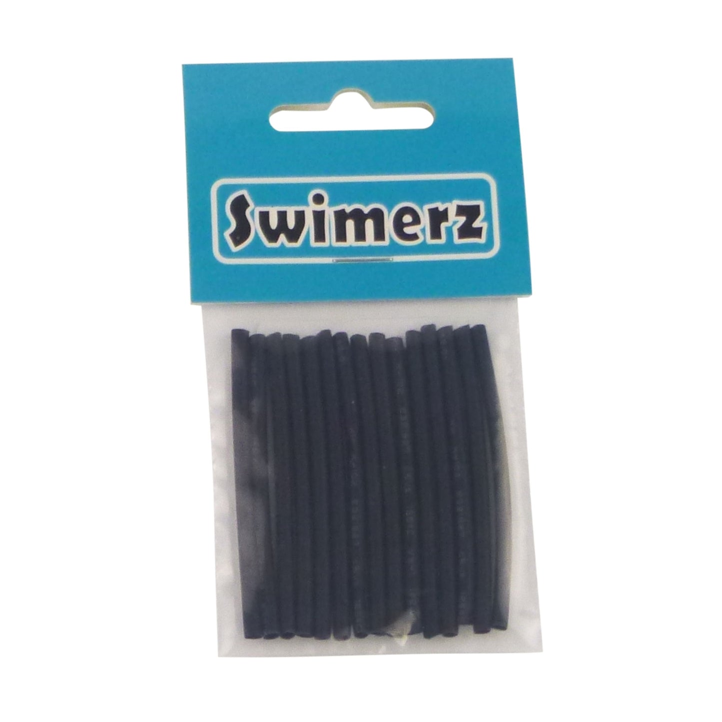 Swimerz Assist Hook Sleeves, Black, 50mmL X 2mmD, Qty 15-0