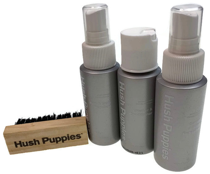 HUSH PUPPIES Shoe Care Travel Box Kit Set Brush Boots Shoes Sneakers-2