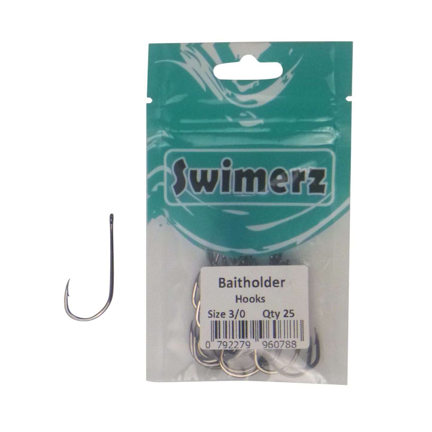 Swimerz 3/0 Baitholder Hook, Qty 25-1