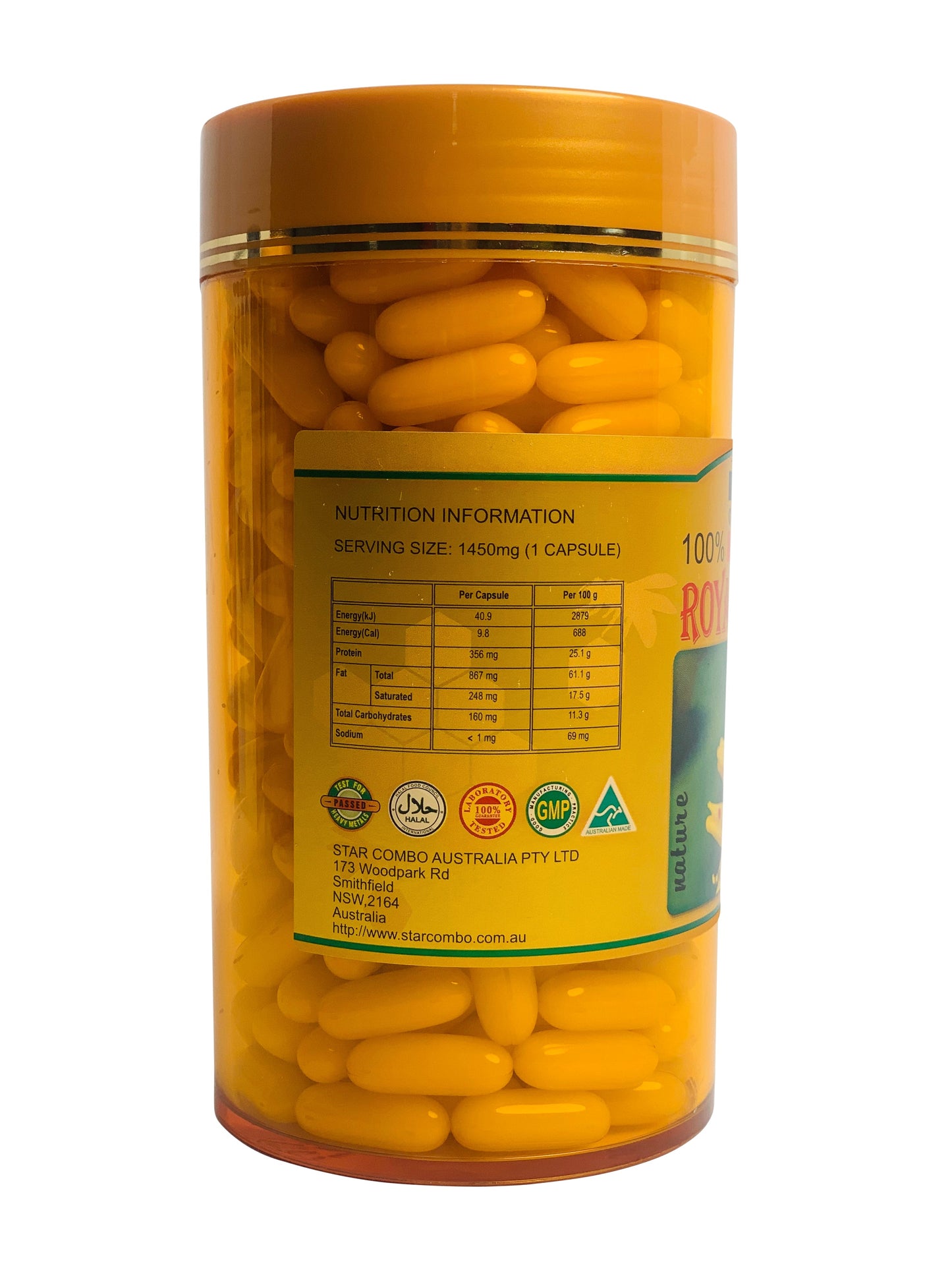 365x 1450mg Royal Bee Jelly Capsules Costar 100% Pure-2