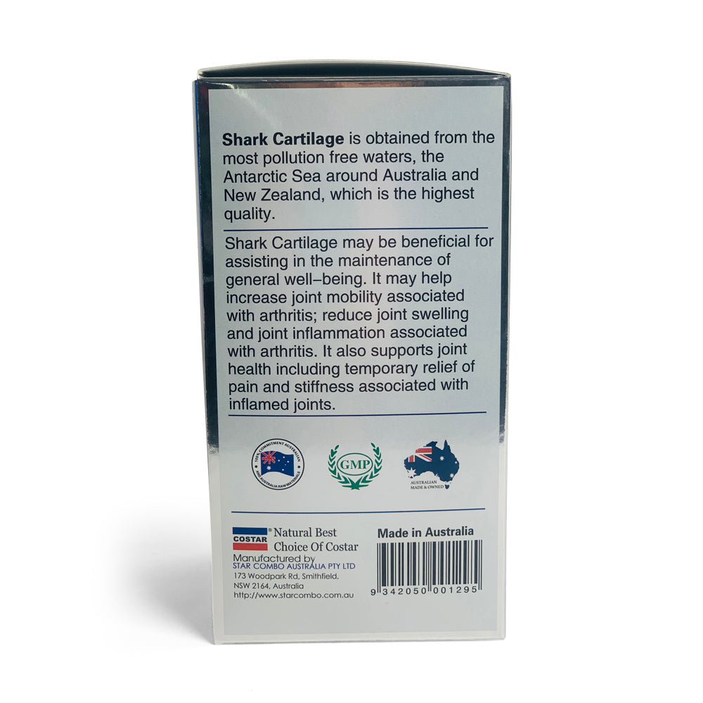 365x 750mg Shark Cartilage Caps Costar Joint Anti Inflammatory Supplement-3