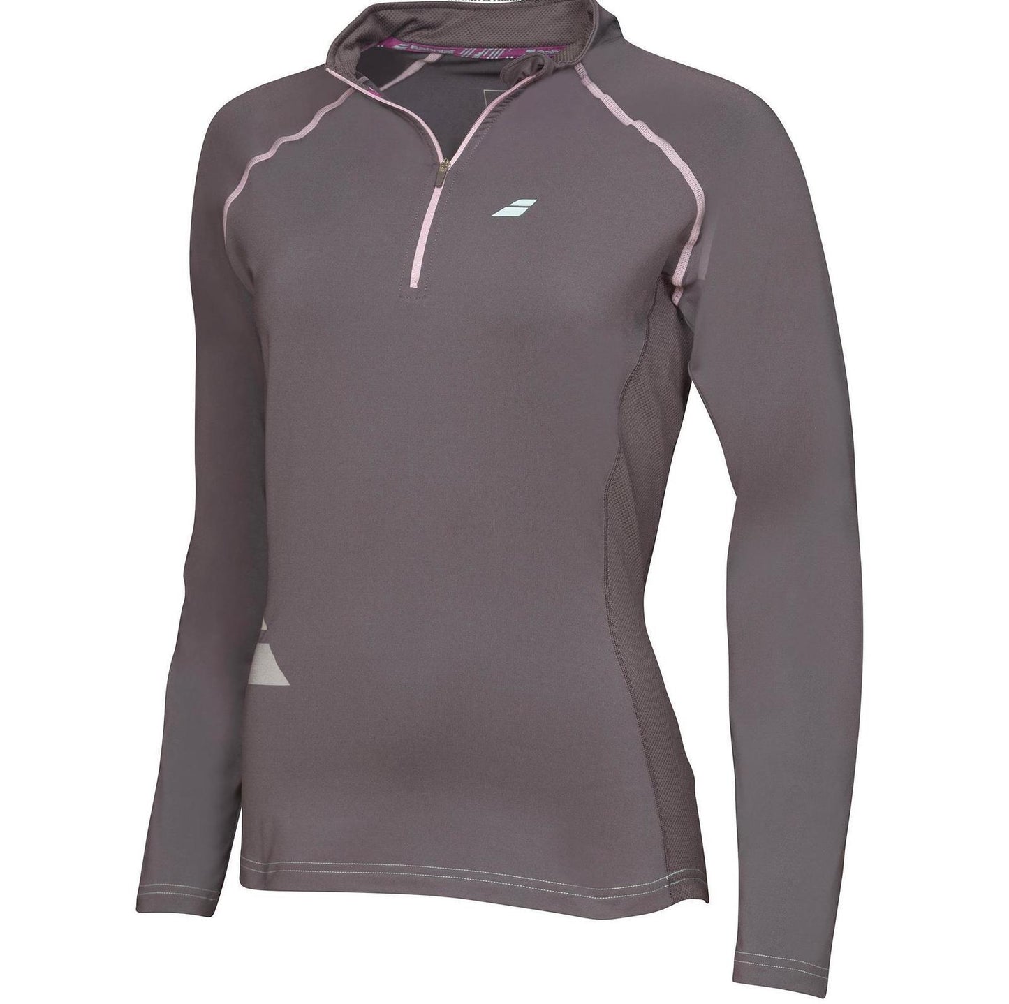 BABOLAT Womens 1/2 Zip Core Long Sleeve Top Tennis Sports Gym Training-7