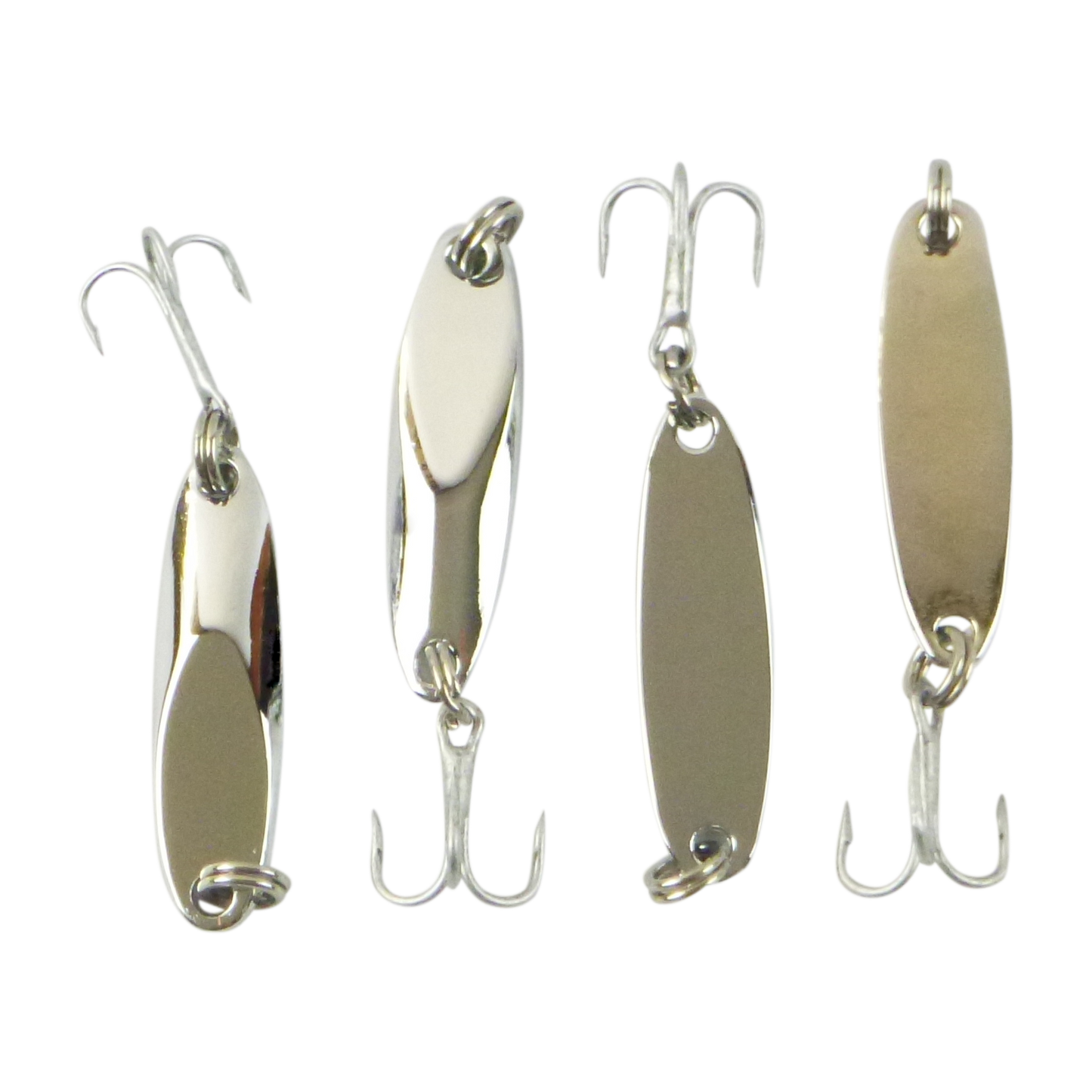 Finesse Chrome Kaster Jig, 3 Grams, Pack of 4 Jigs.-0