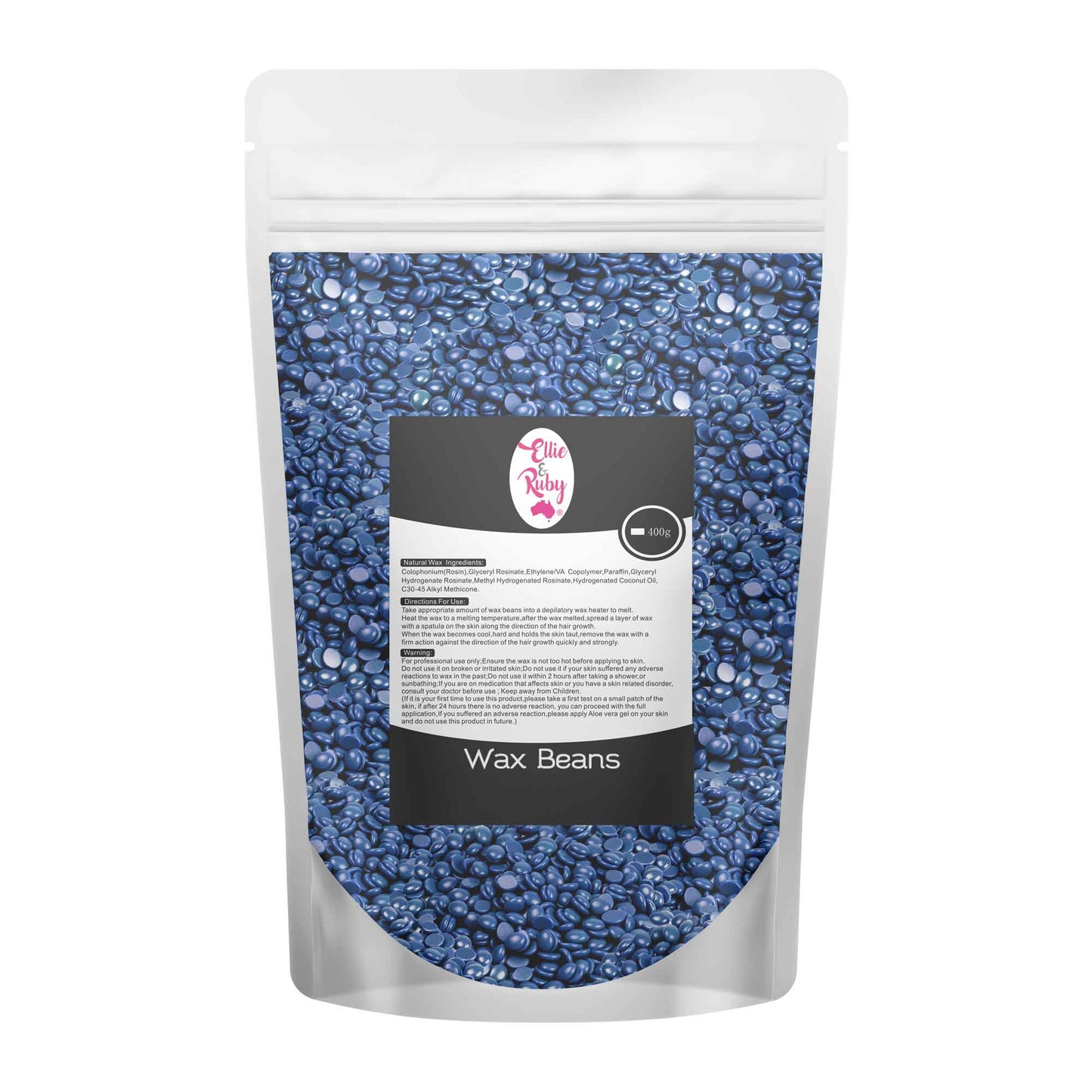 400g Hard Wax Beans - Brazilian Waxing Beads Bag Stripless Bikini Hair Removal-7