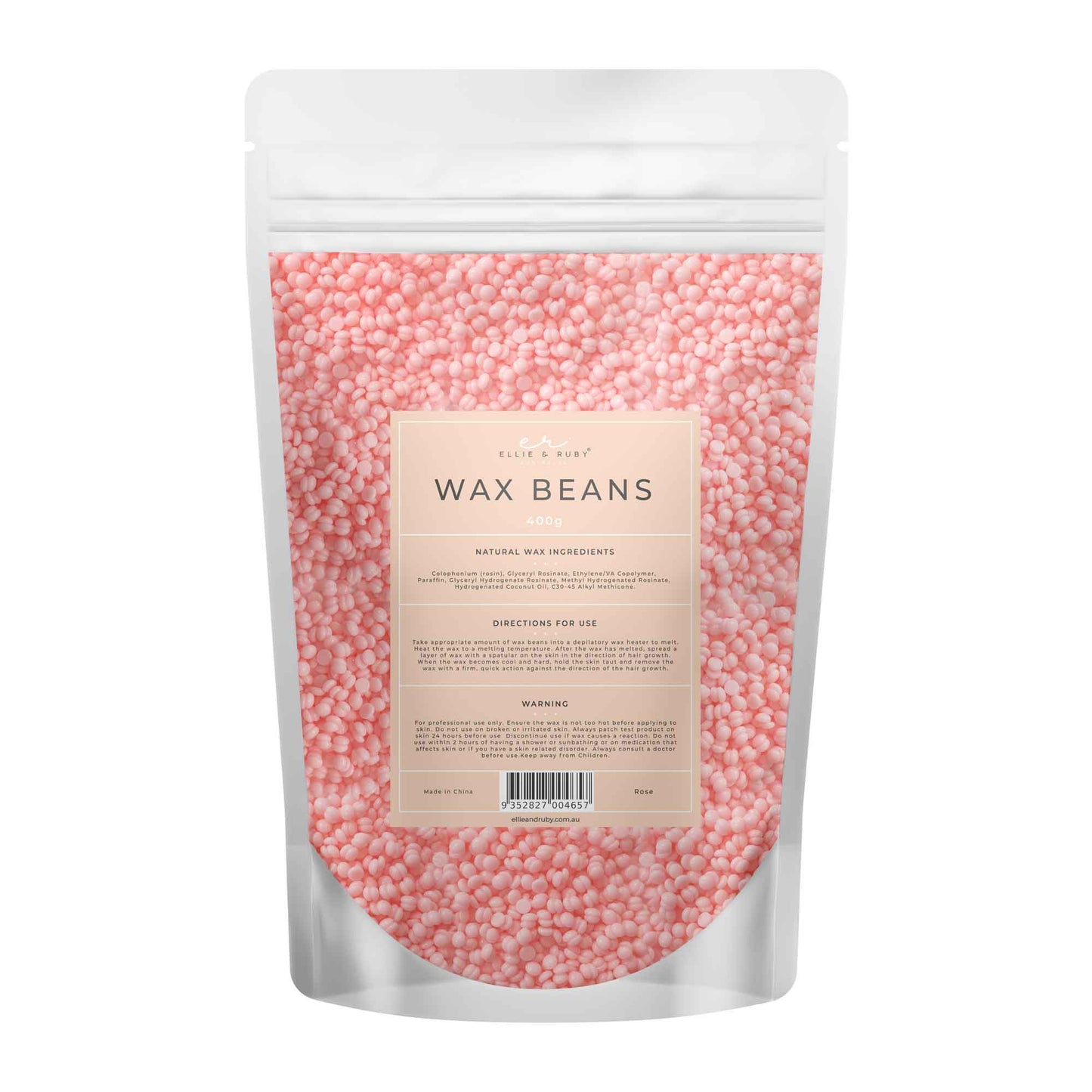 400g Hard Wax Beans - Brazilian Waxing Beads Bag Stripless Bikini Hair Removal-4